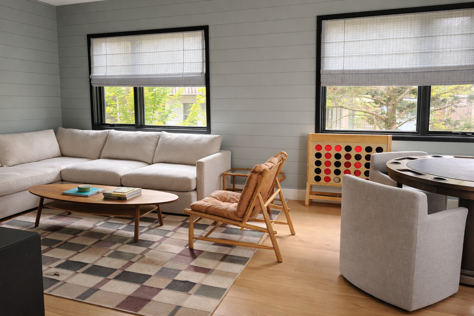Modern family room with Connect Four game.png