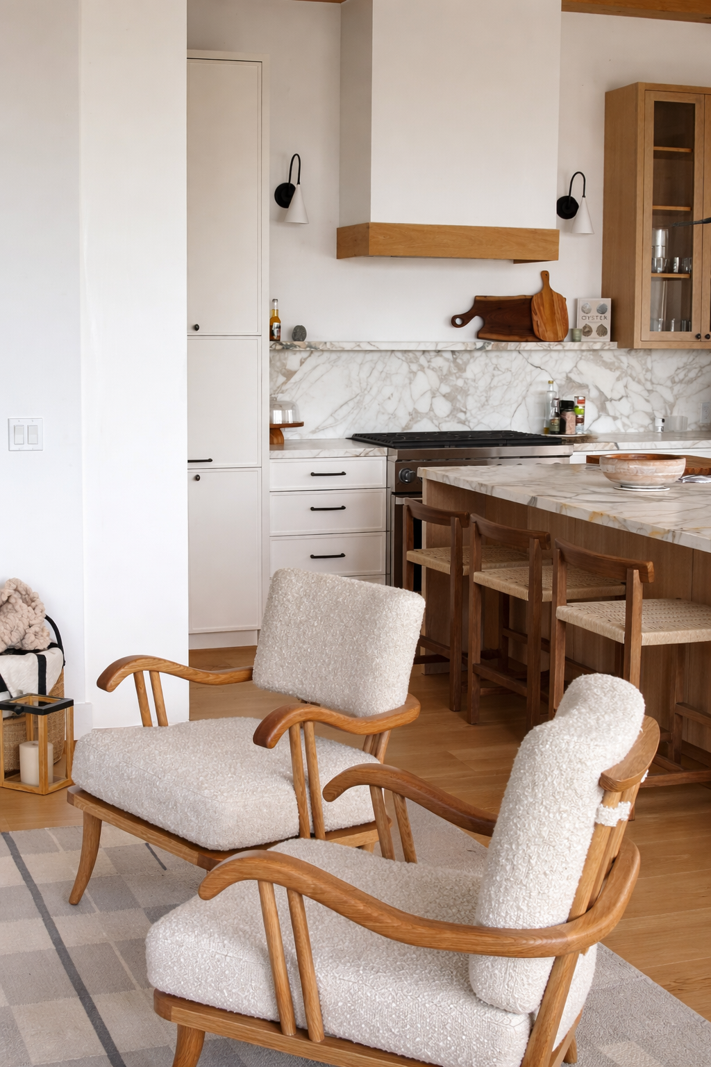 Bright kitchen with mid-century armchairs.PNG