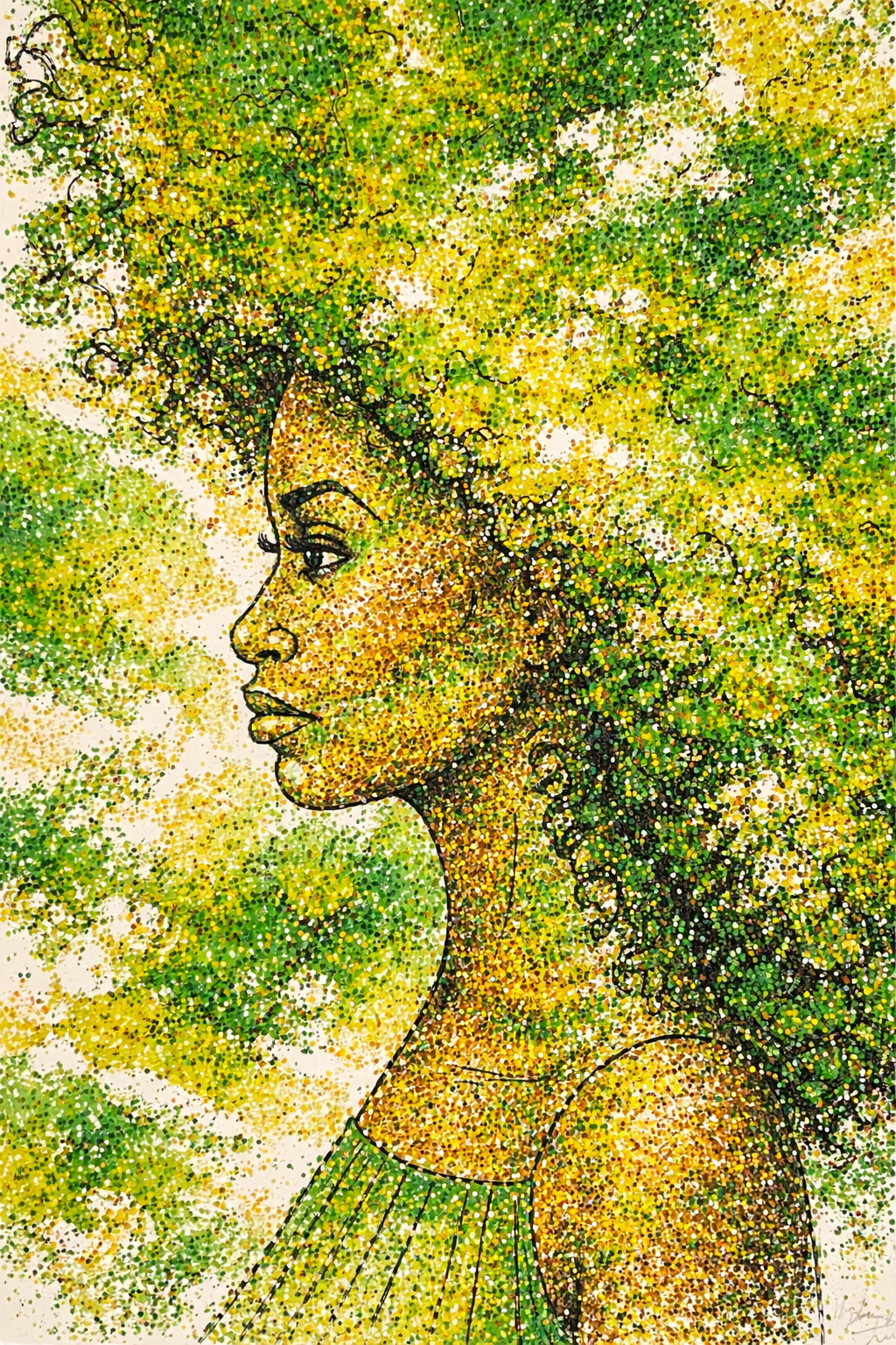 Adult Pointillism Painting Class