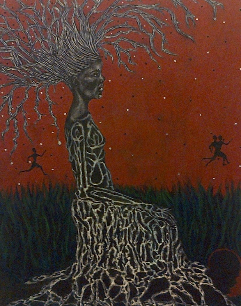 Roots of Pain and Guidance Postcard