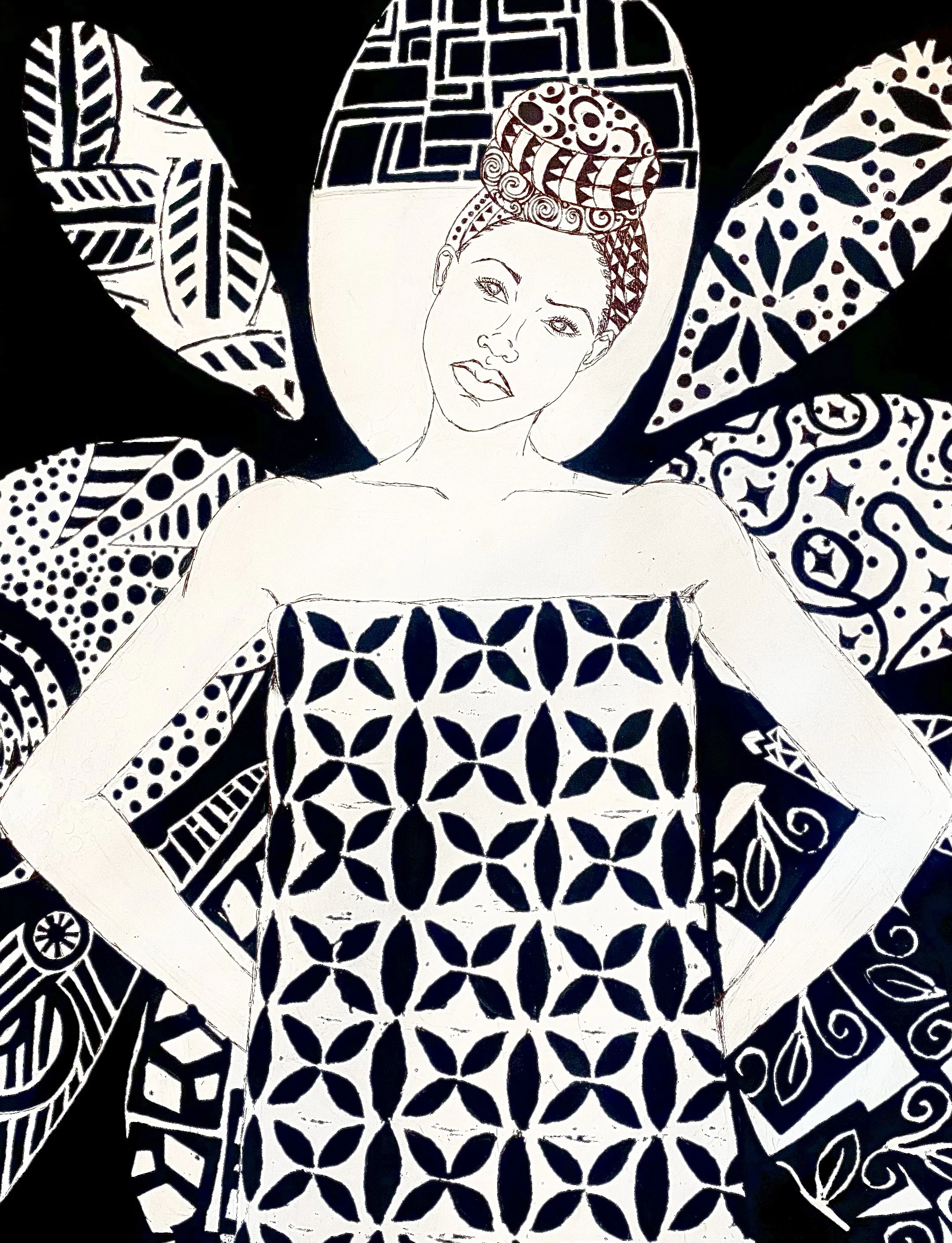 Adult Zentangle Drawing Class