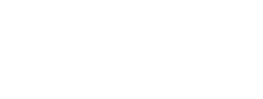 Logo with the words 'Skyline Safari' in bold white font on a black background, including a paw print design.