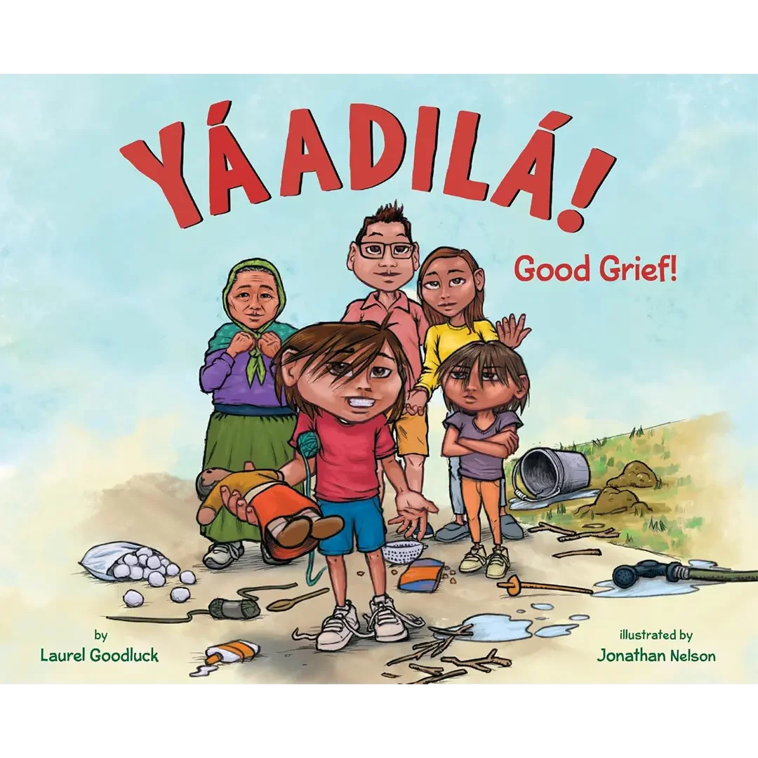 Illustrated book cover for Yadira! Good Grief!