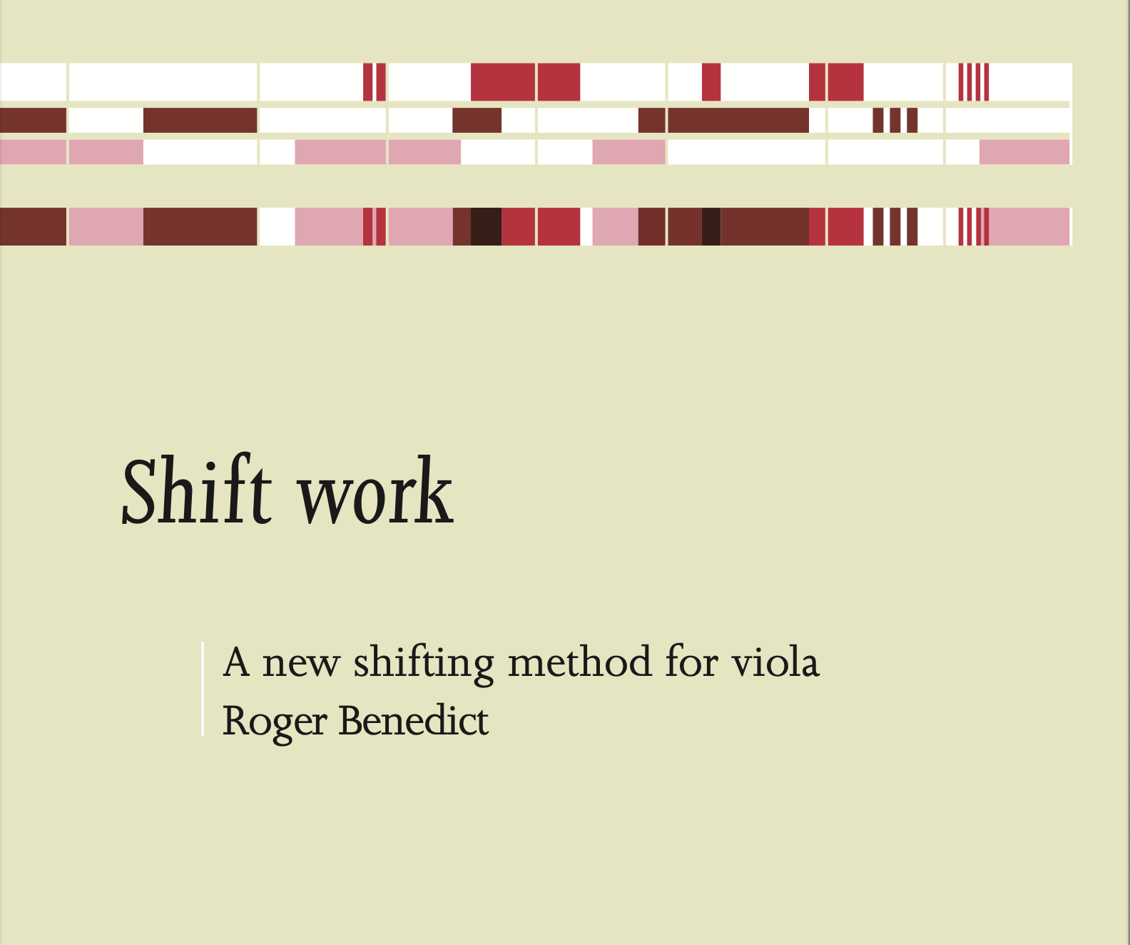 Cover of Roger Benedict's Shift Work