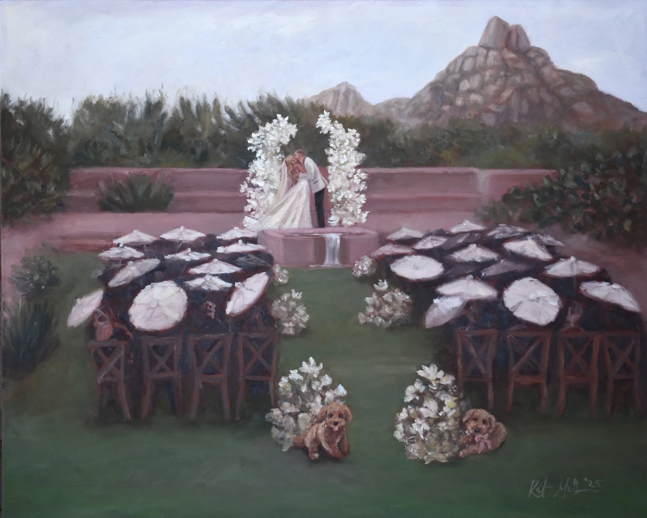 Live Wedding Painting Gallery