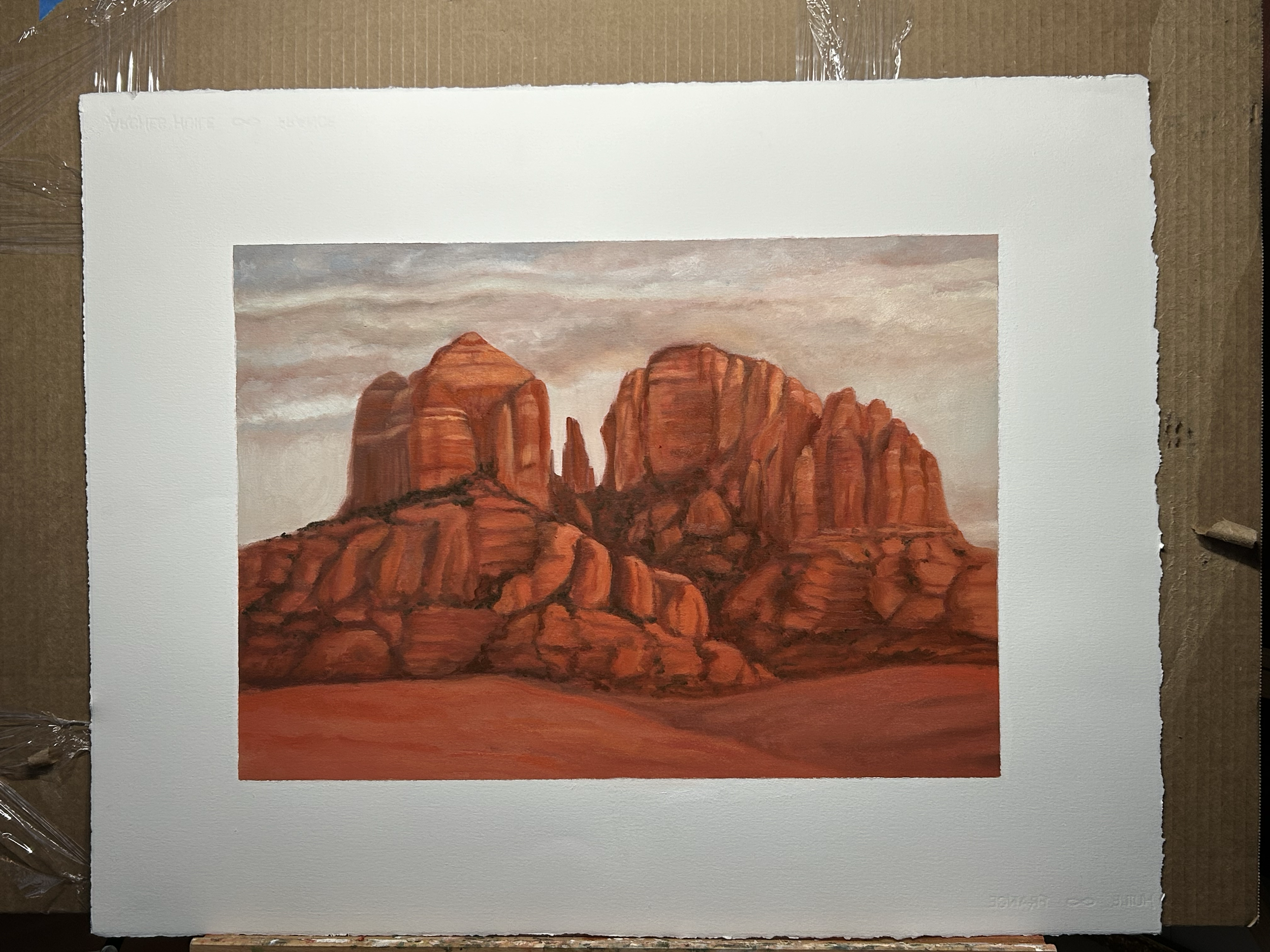 Guest Book Painting - Landscape Painting (Sedona)