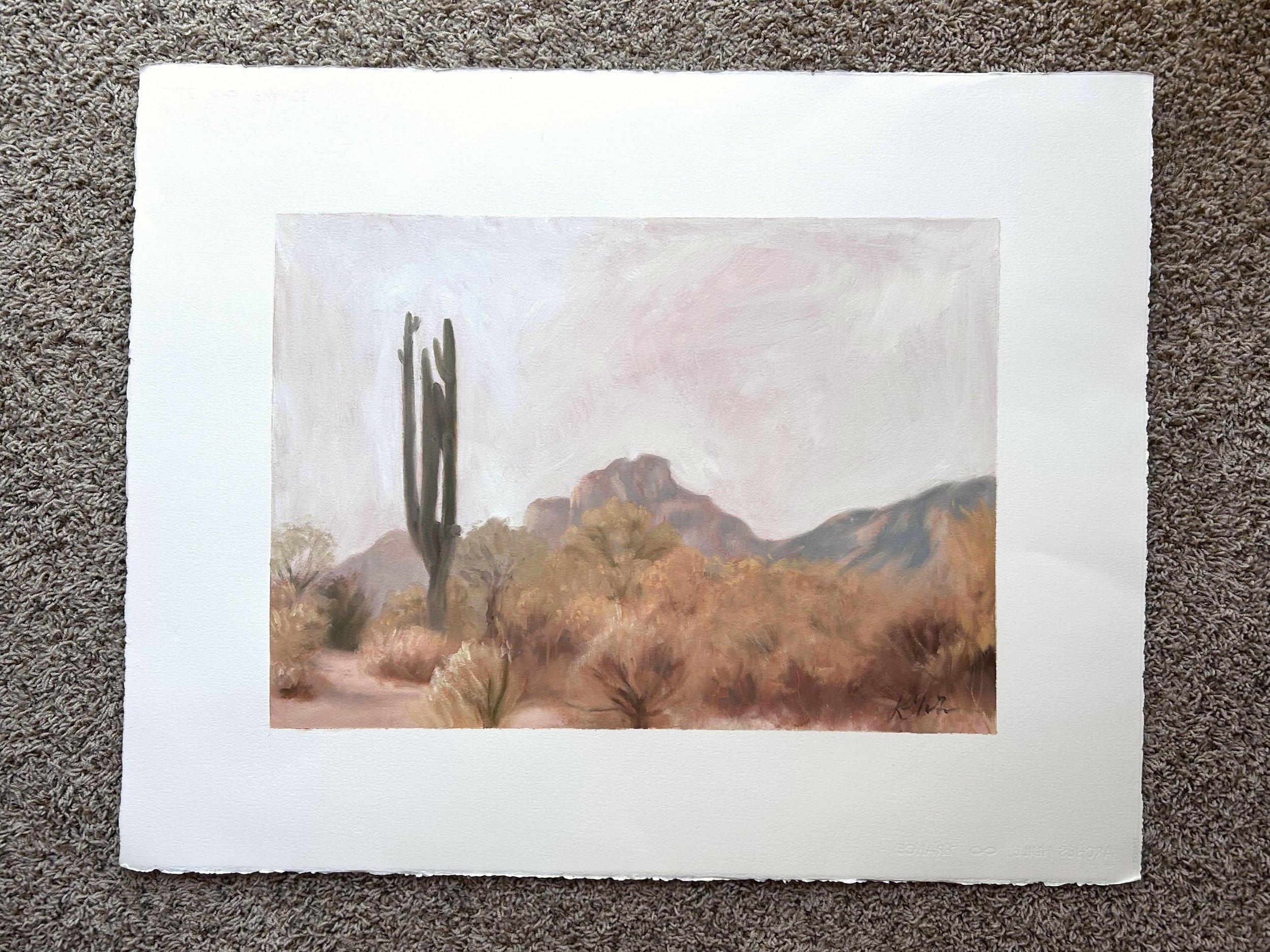 Guest Book Painting - Landscape Painting (Phoenix)