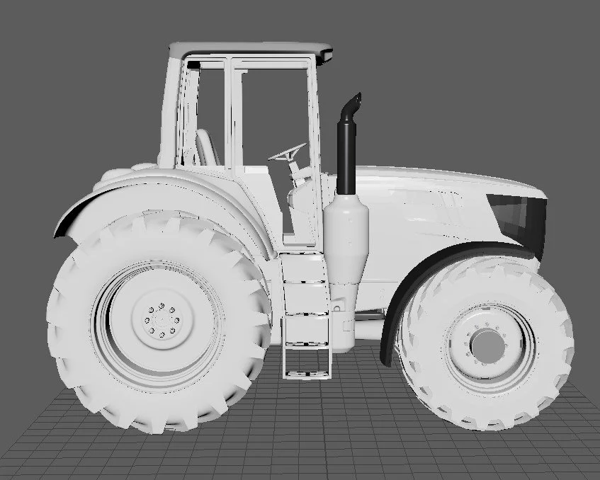 Custom designed in Maya to fit puppets and be animatable.