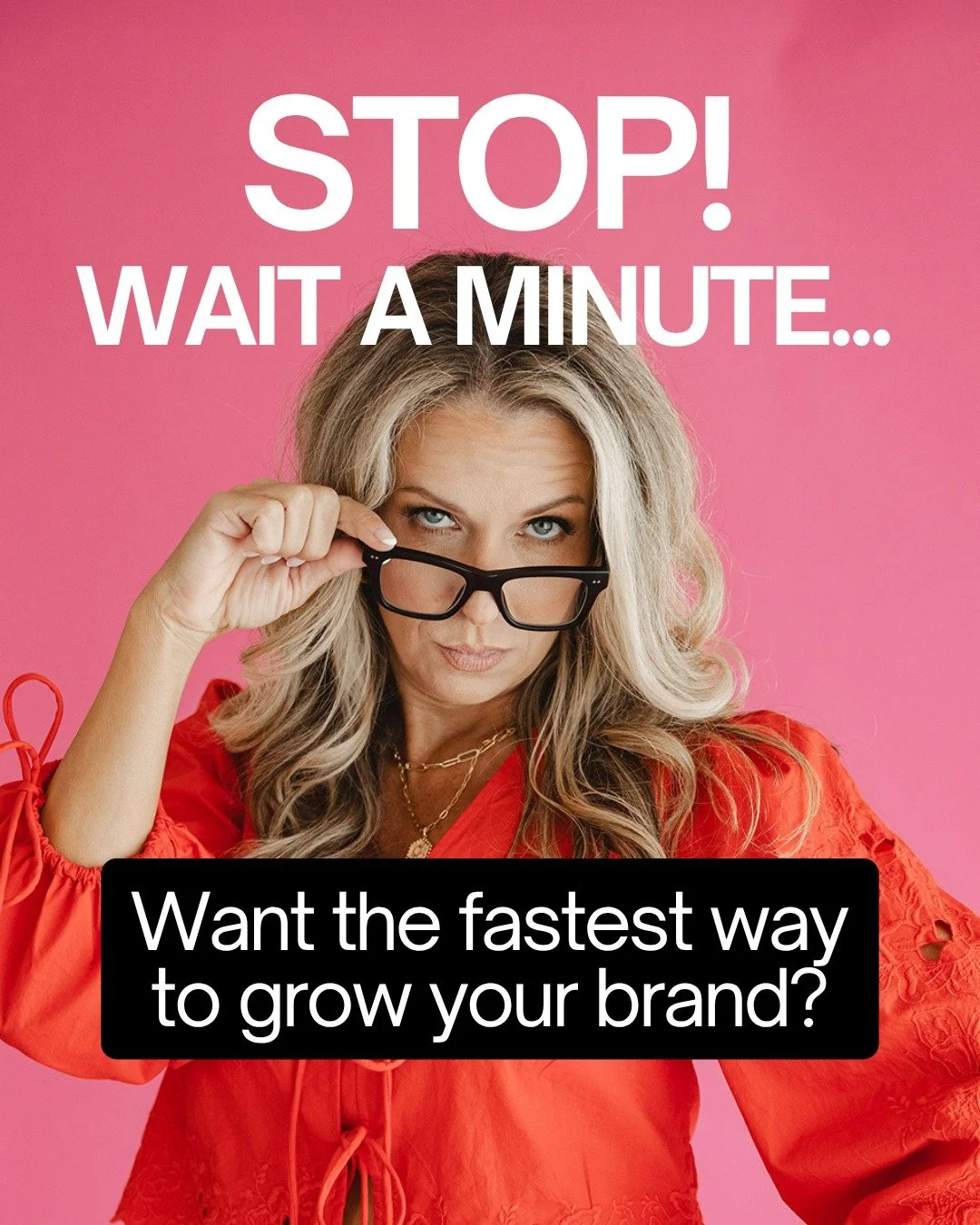 Here&rsquo;s a weird truth about branding:
Sometimes, growing your brand doesn&rsquo;t mean speeding up.
It means slowing way down.

So many of my clients come to me feeling&hellip; off.
They&rsquo;ve got all the tools. They&rsquo;re posting. Maybe e