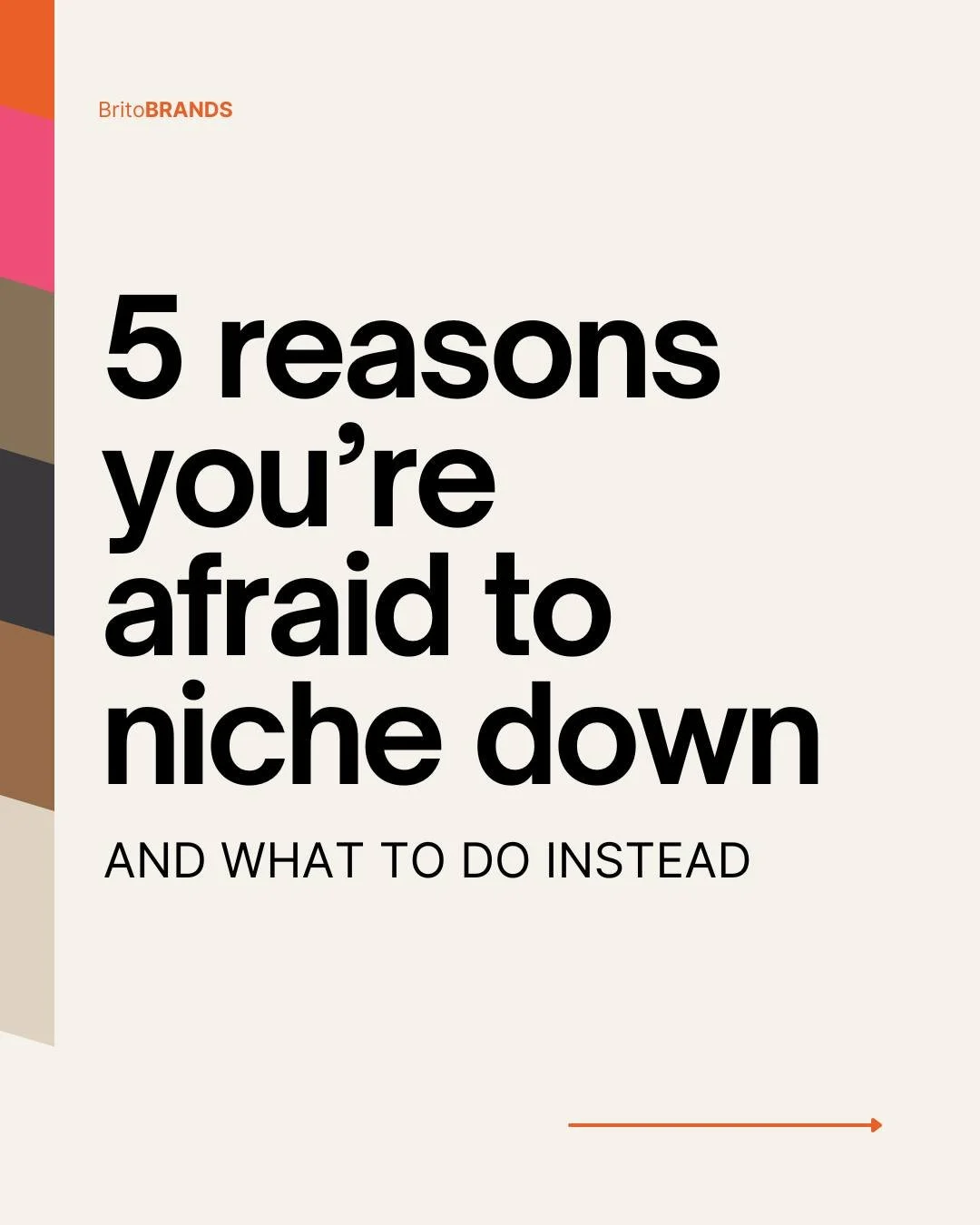 So many coaches tell me the same thing:

&ldquo;I&rsquo;ve heard you should niche down&hellip; but I don&rsquo;t want to turn people away.&rdquo;
Here&rsquo;s the truth:

You don&rsquo;t lose opportunities when you narrow your focus.

You lose energy