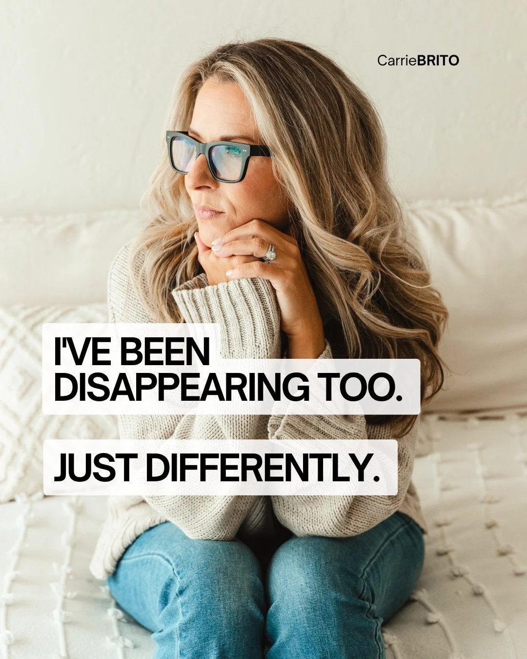 My mom raised 5 girls alone.

By the time she got to me &mdash; the youngest &mdash; she was overwhelmed in a way she didn't have the tools to navigate. So she disappeared. She stepped away from her values, from what truly mattered, from us &mdash; s