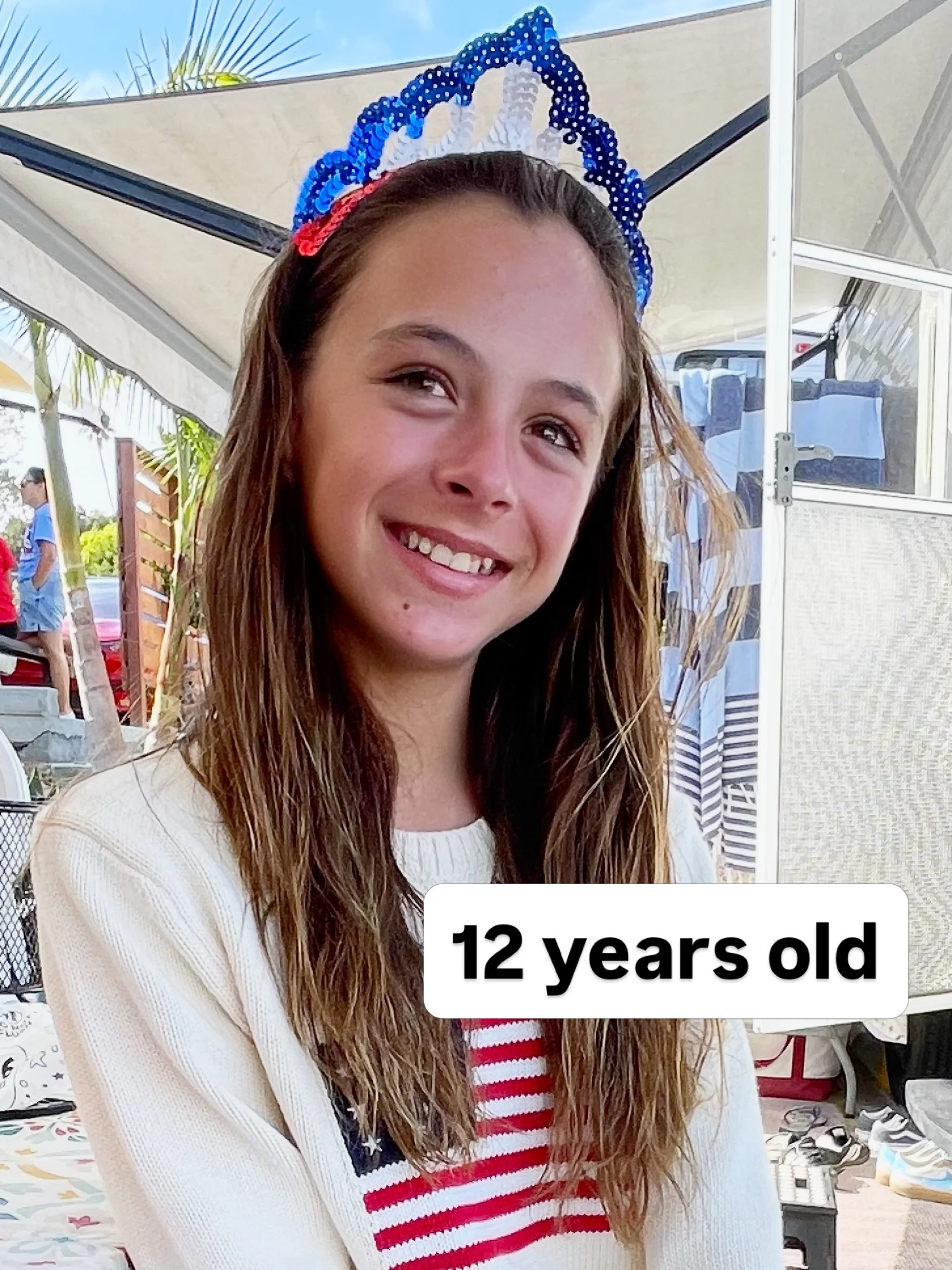 That&rsquo;s the same exact headband she wore for her 3rd birthday. My little Miss America! I&rsquo;m so proud of this little lady! She&rsquo;s fearless up on stage. She makes friends everywhere she goes. She&rsquo;s smart, creative, so loving, has a