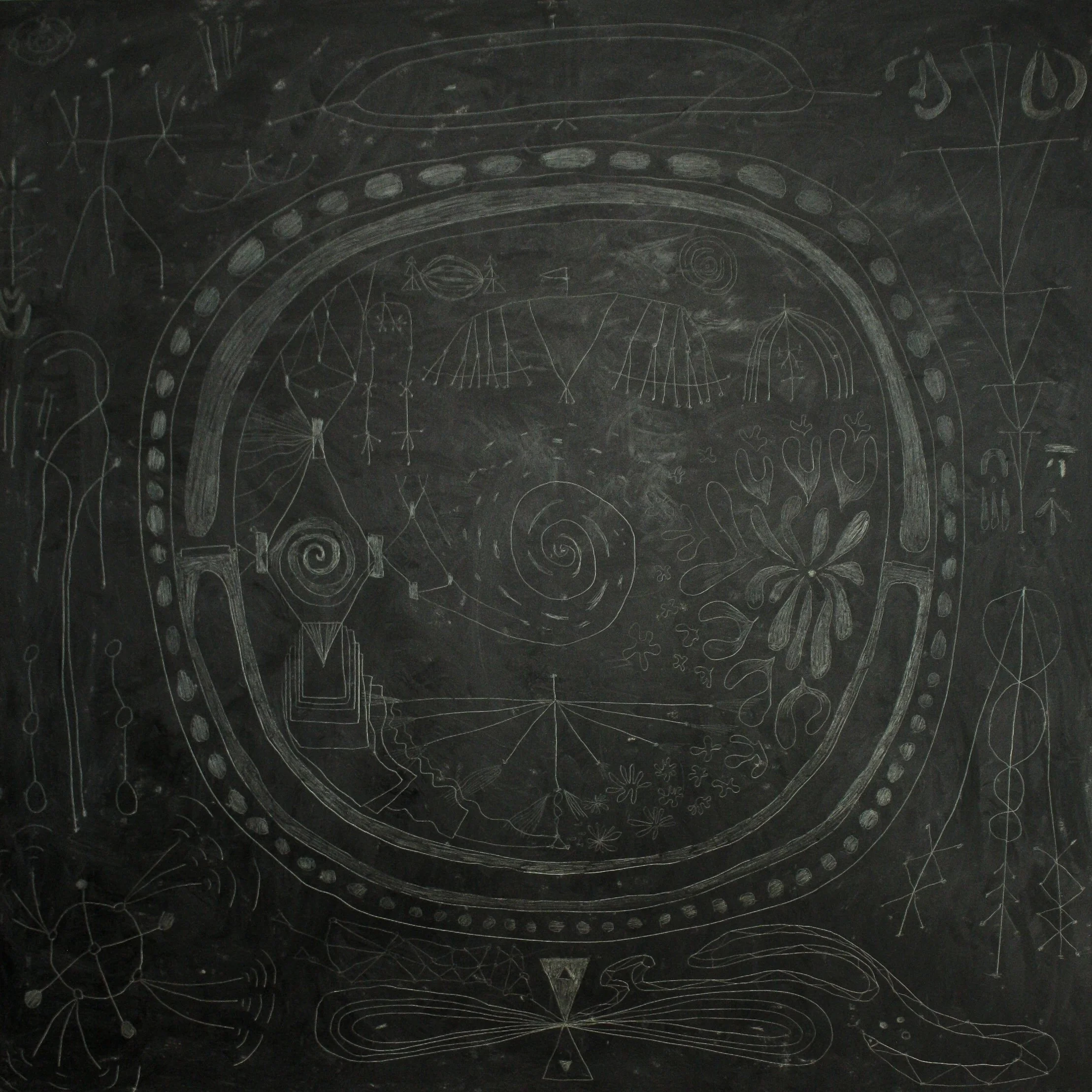 Inner Vision
(60"x60") oil on canvas