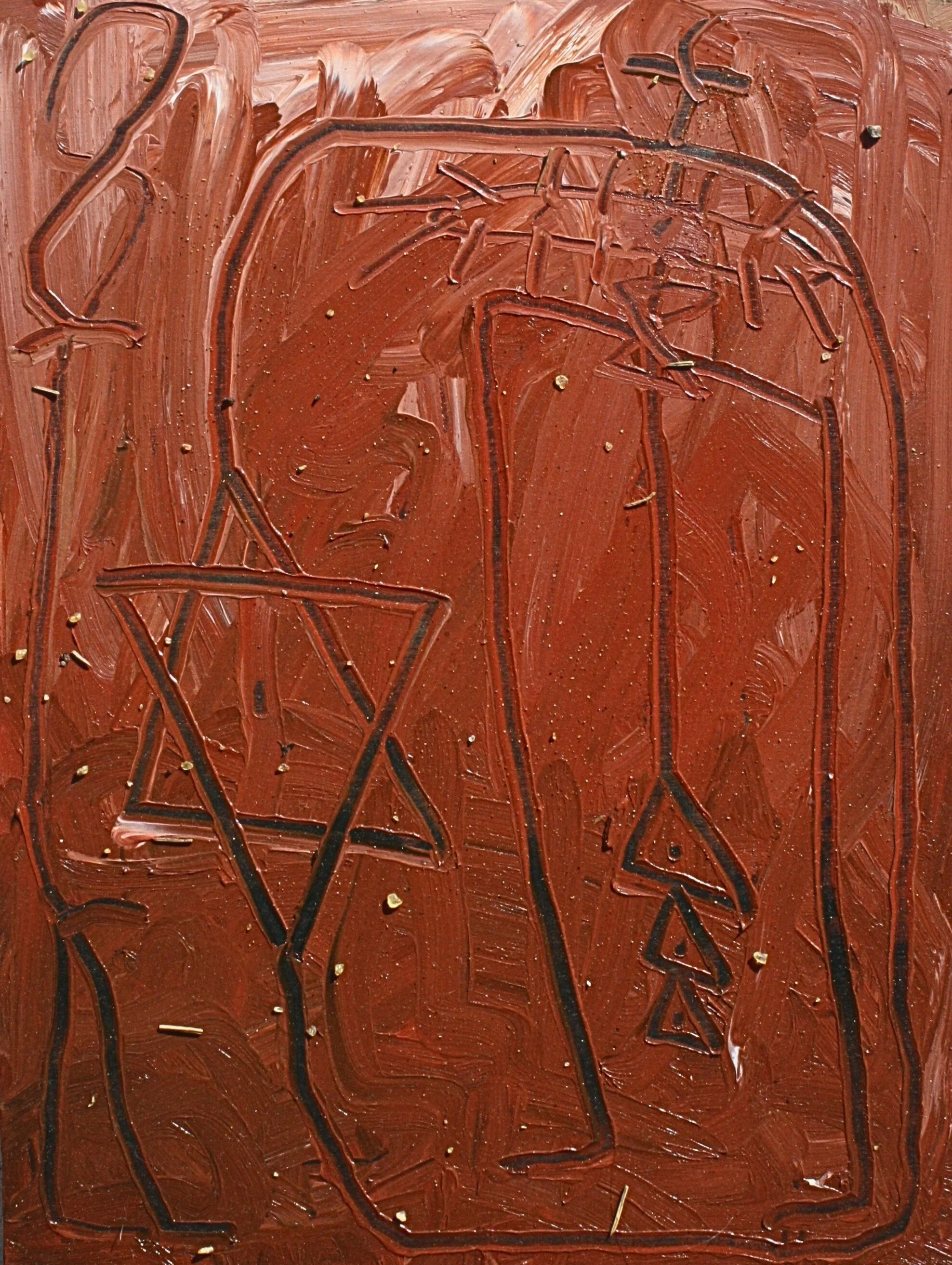 Manifestor & merkaba (9"x12") oil