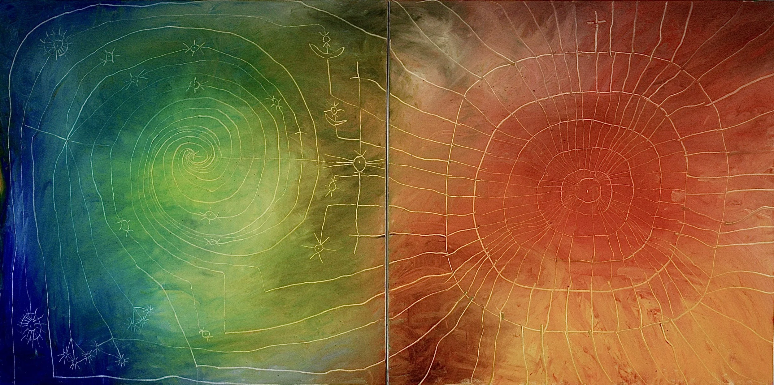 Eternal Sun (36"x72") Oil