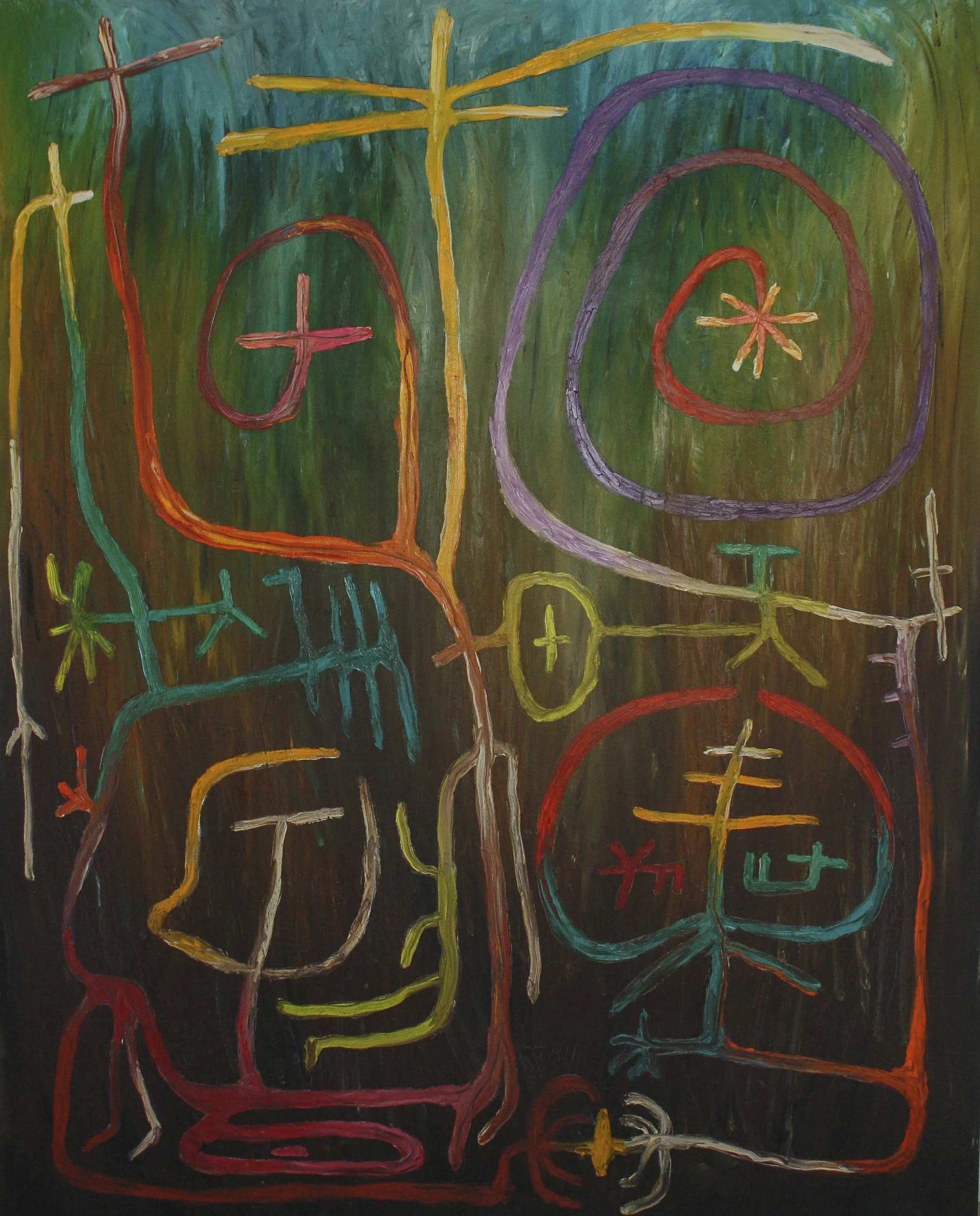 Seed Givers
(48"x60") oil on canvas