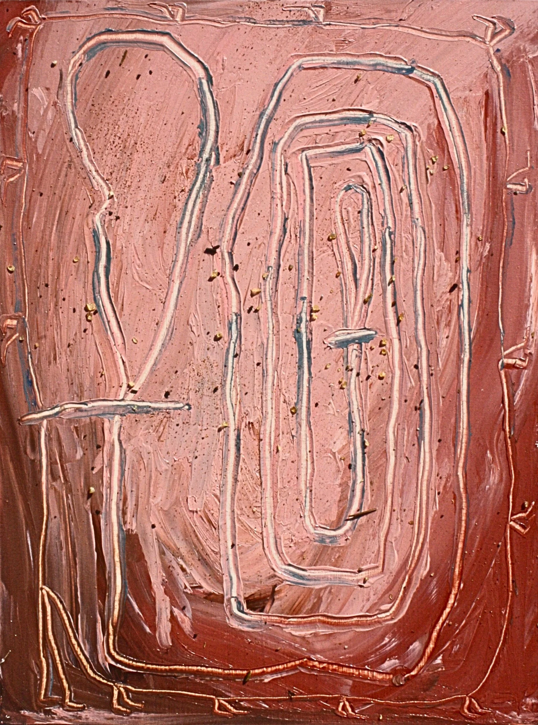 Venusian ankh (9"x12") oil
