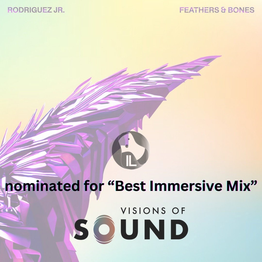 ⁣🔊🔊🔥🔥 Dear friends and fellows, it&rsquo;s VOTING time! My #dolbyatmos mix for @rodriguezjrmusic &bdquo;Feathers and Bones&ldquo; is nominated in the Finals for the &bdquo;Vision of sound&ldquo; Audience prize for &bdquo;Best Immersive Mix&ldquo;