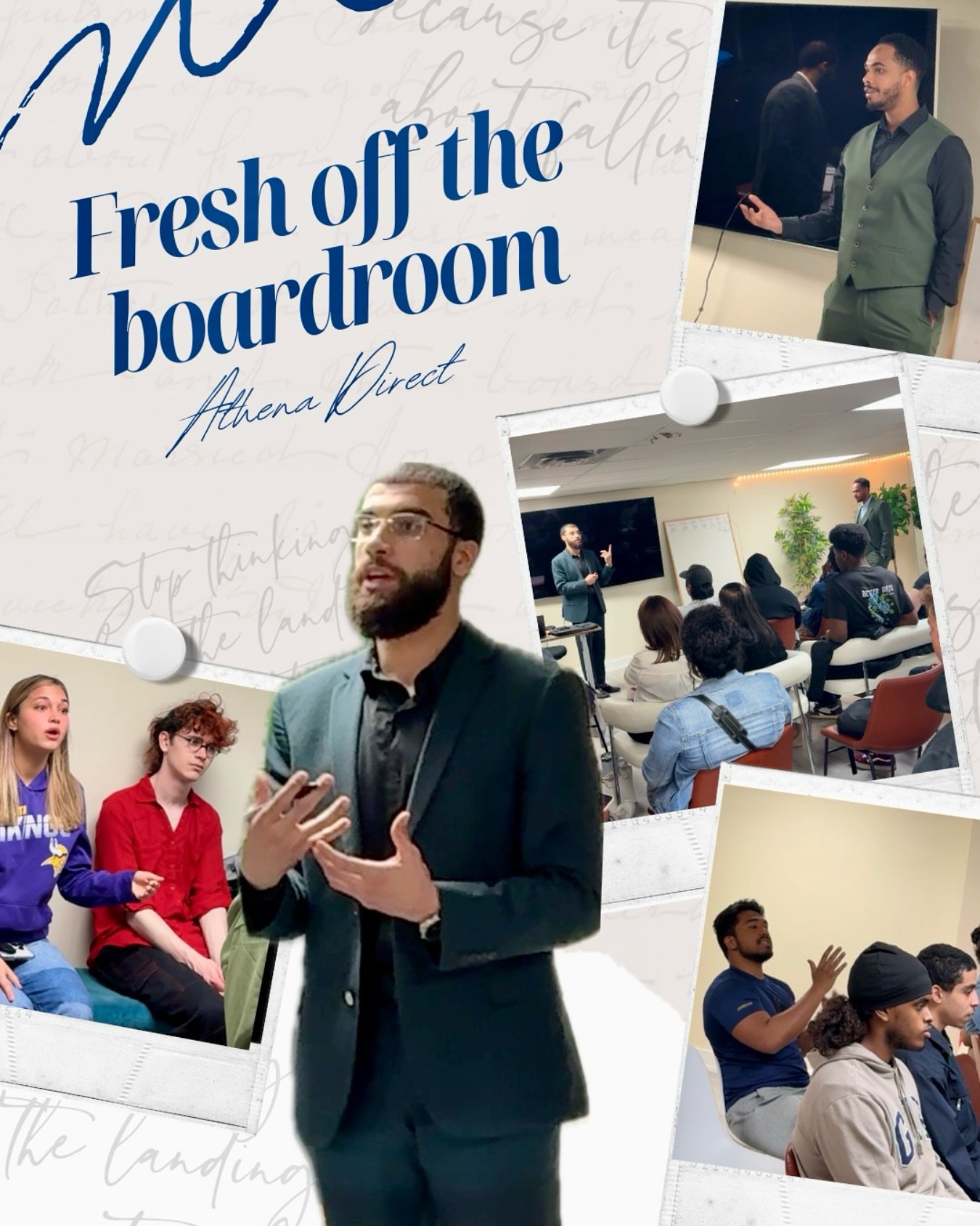 Fired up and fueled by purpose. 🔥 

Another powerful boardroom session at Athena Direct &mdash; strategizing, pushing limits, and fundraising with relentless passion. Every day we show up hungry to succeed, ready to make a bigger impact. Let&rsquo;s