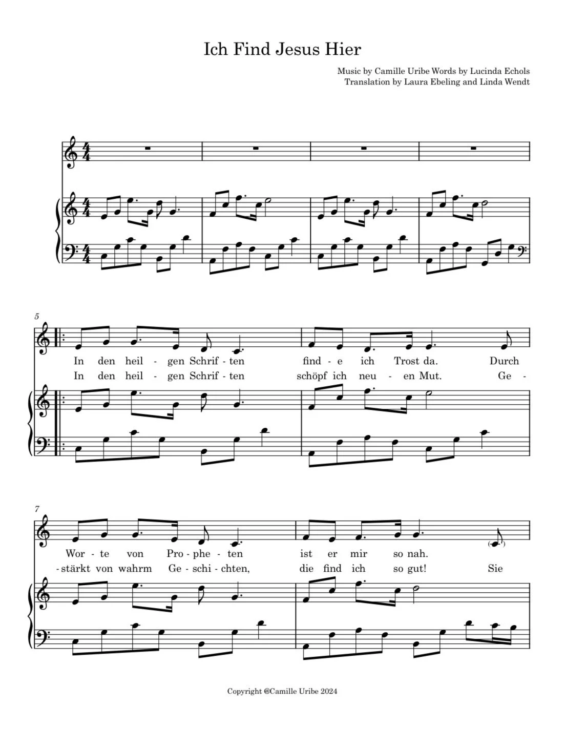 Ich Find Jesus Hier-German version