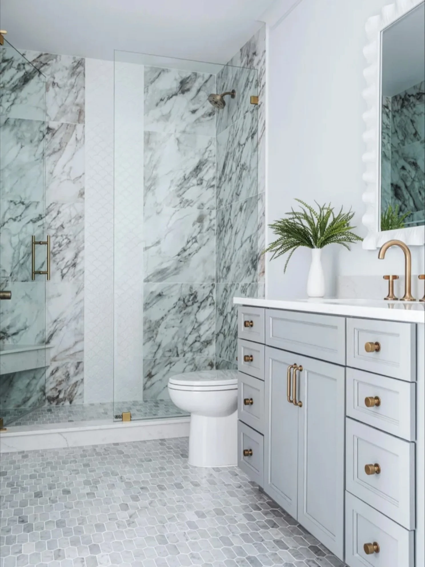 Choosing the right tile for your new bathroom can be overwhelming for some people. That's why working with a professional interior designer makes the entire process easier. When I begin a new design project, I simplify things for our clients, guiding