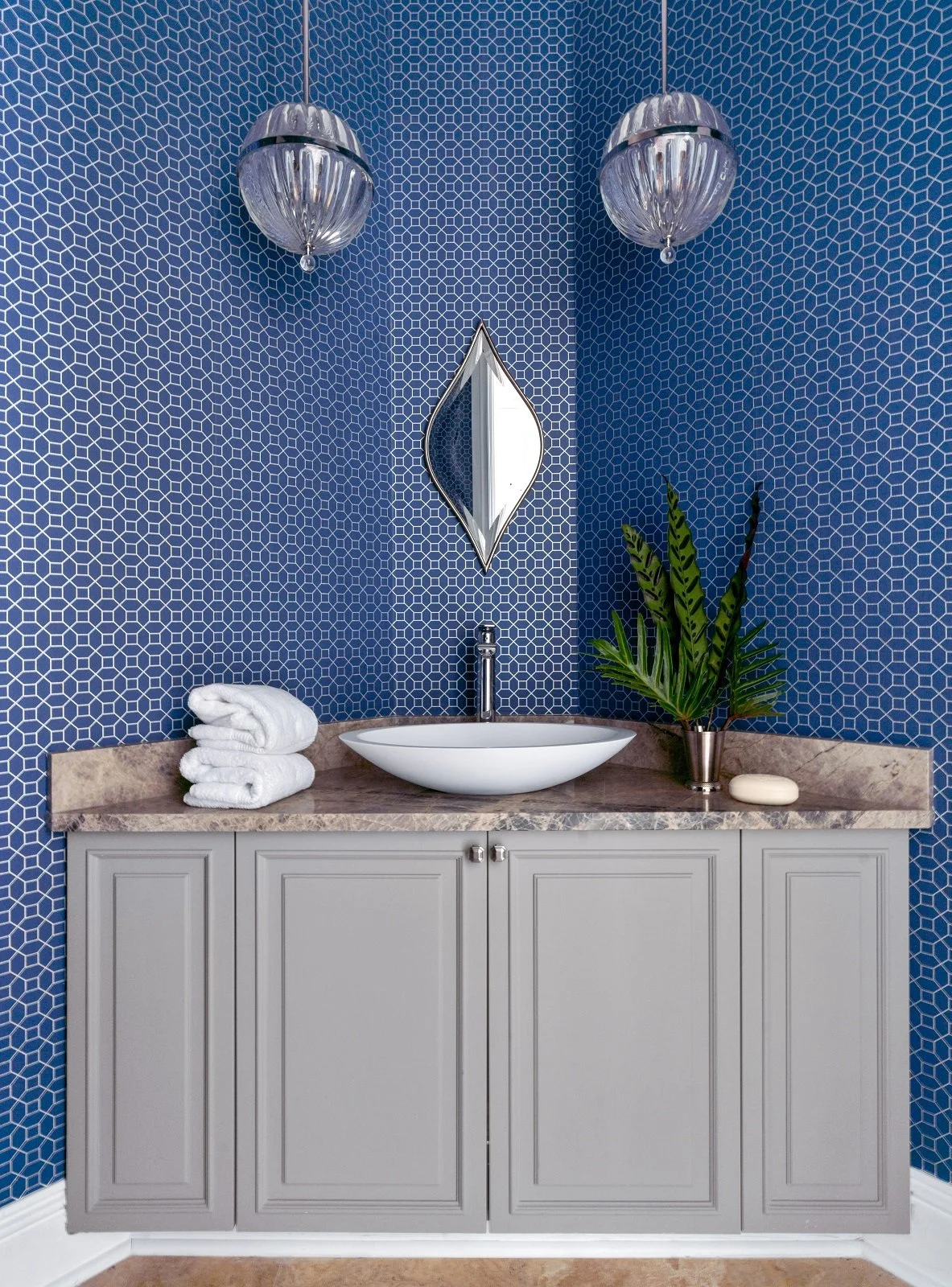 Sandra Asdourian Interiors Blue Powder Room Naples FL.jpg