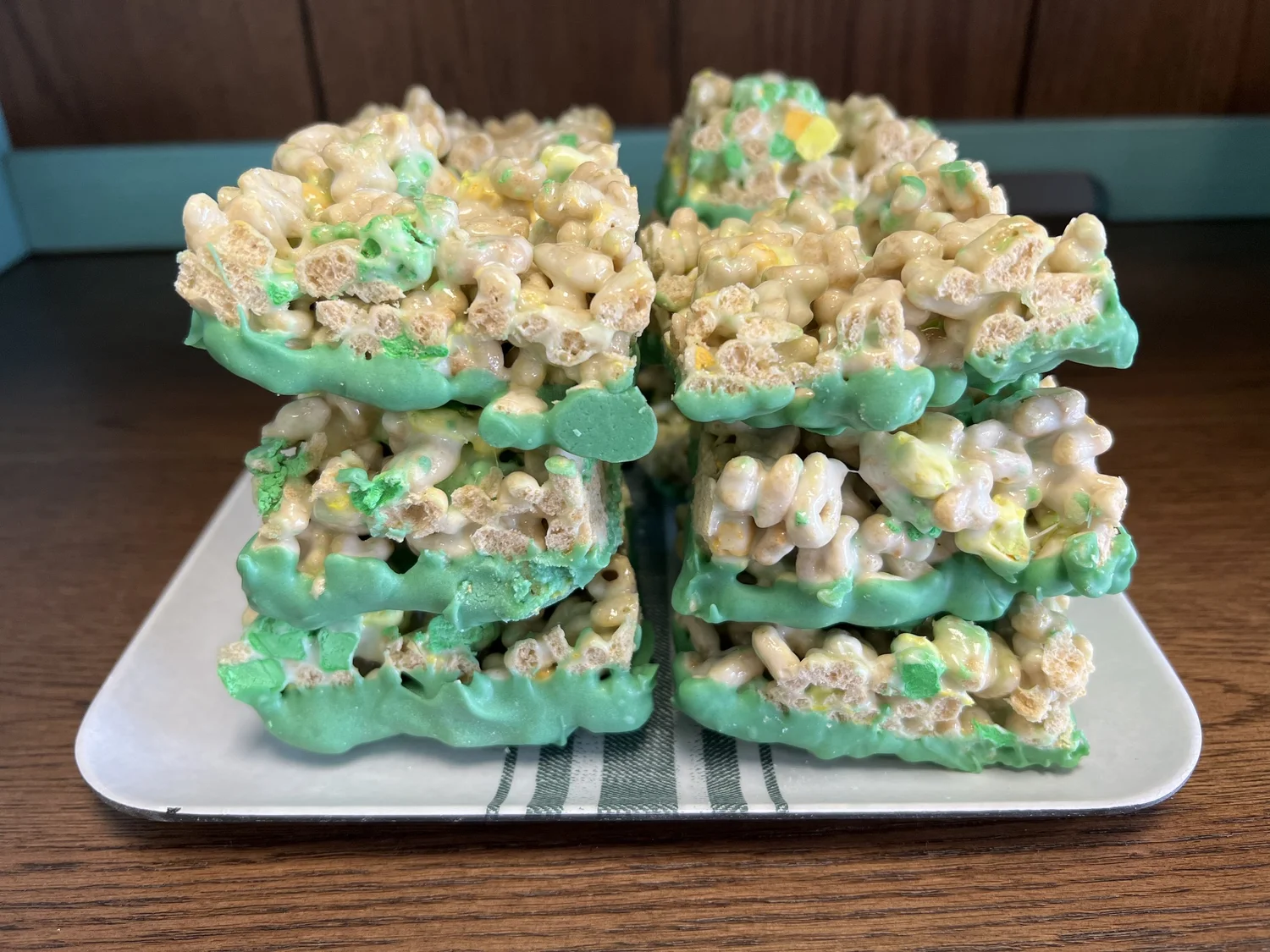 Simple Lucky Charms Marshmallow Treats — Miss Annie's Home + Kitchen