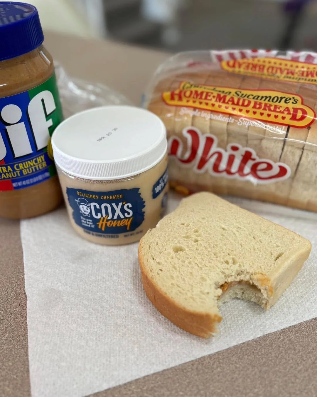 When I visit Madison&rsquo;s family, I always look forward to one thing&hellip; Grandma Sycamore Bread with Cox&rsquo;s Creamed Honey and a little peanut butter. 🍞🍯🥜 The bread is to die for! We can&rsquo;t get it in Alabama, but it reminds me so m