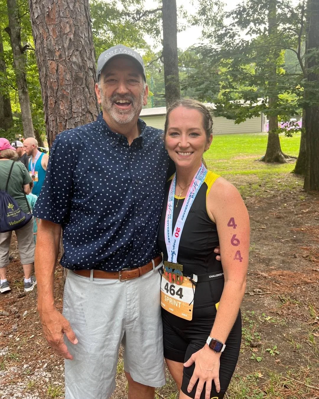 Super proud of our crew today! 💪 Ashley crushed a triathlon with her sweet friend Liz, and Cash was out tearing it up on his dirt bike. 🏊&zwj;♀️🚴&zwj;♀️🏃&zwj;♀️🏍️ Love watching them chase after the things they enjoy so much.❤️