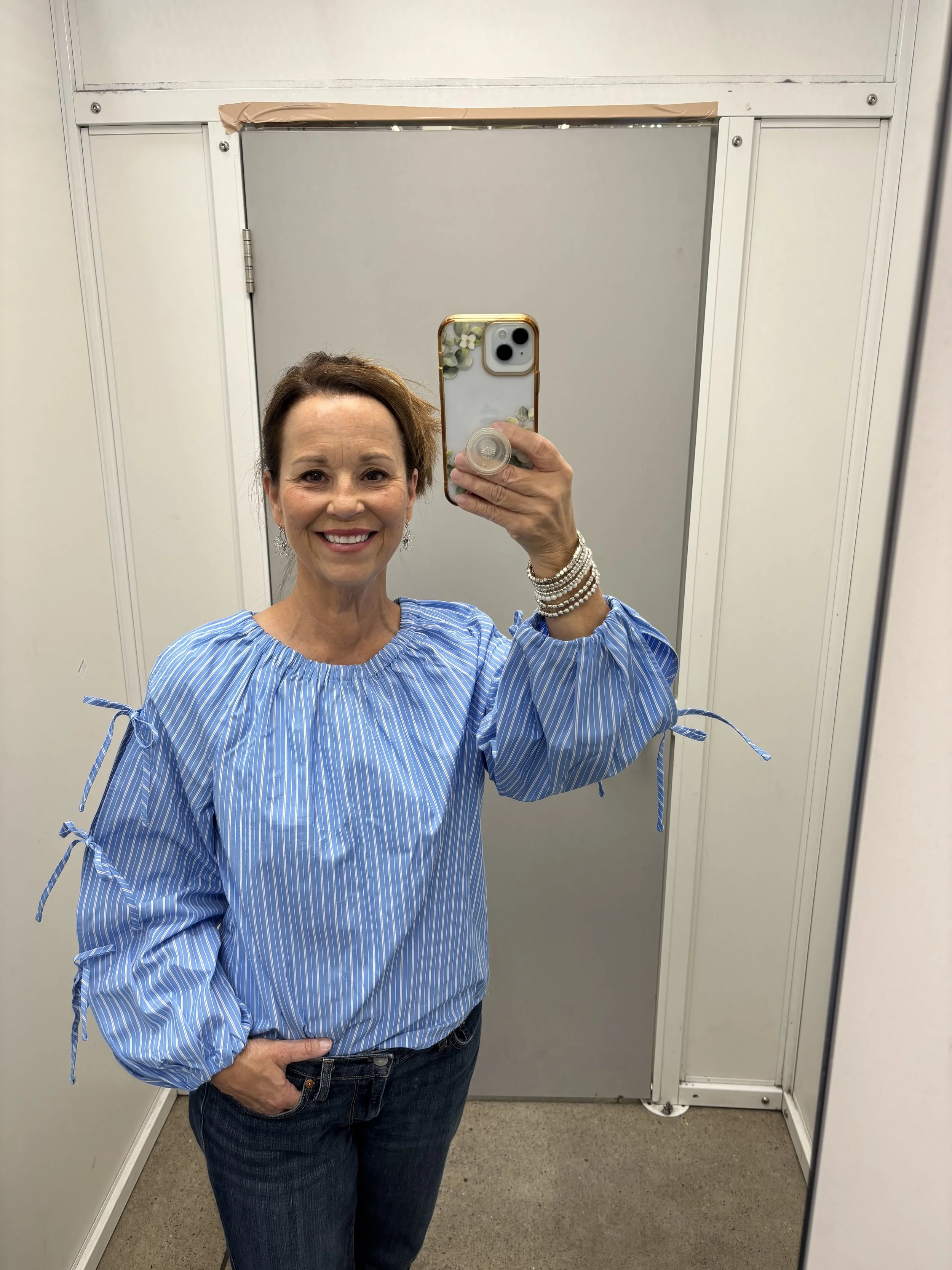 Gathered Neck Blouse