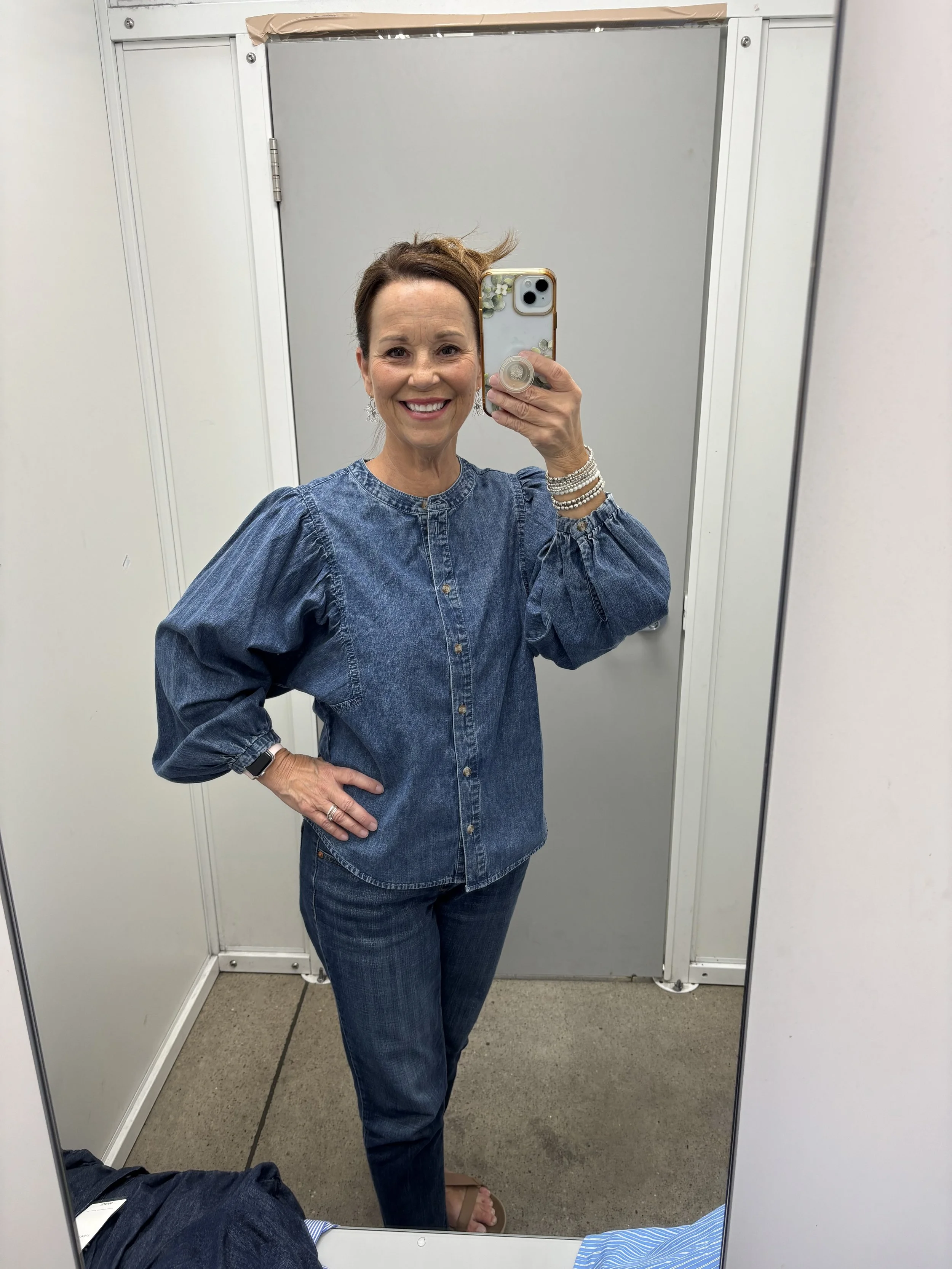 Denim Blouse