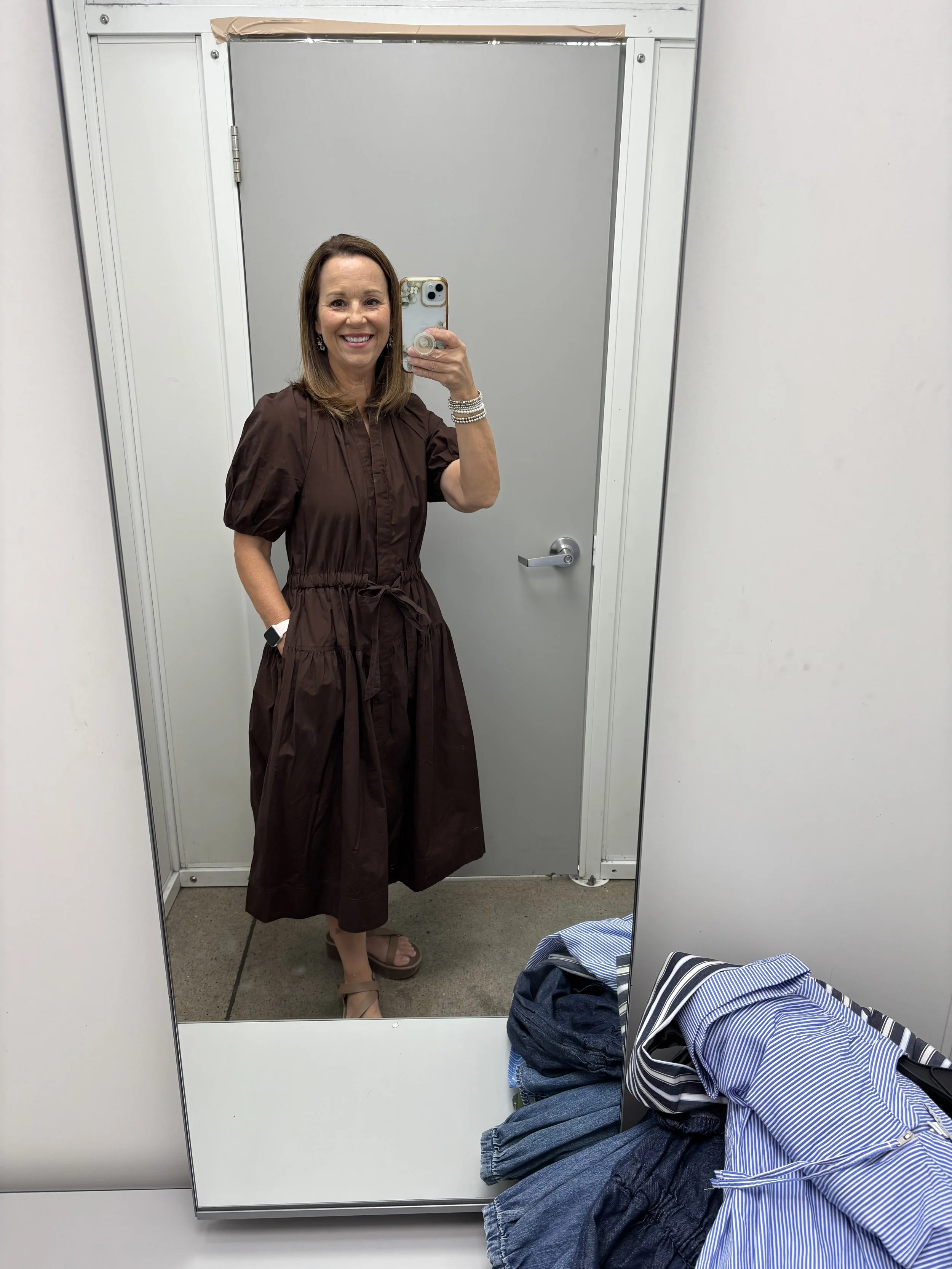 Brown Midi Dress