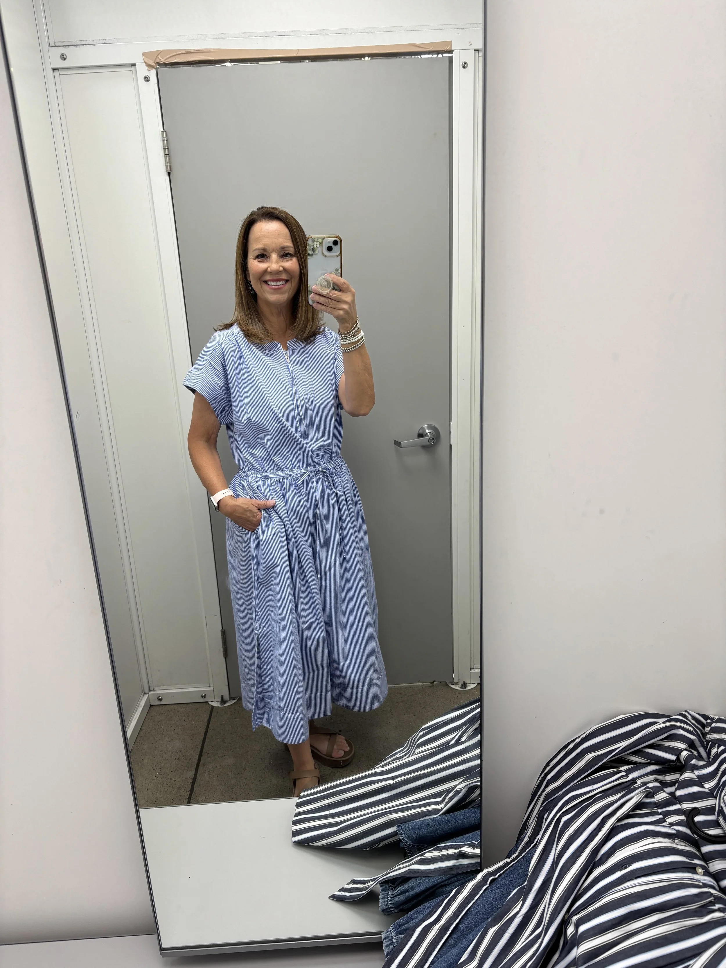 Blue Midi Dress