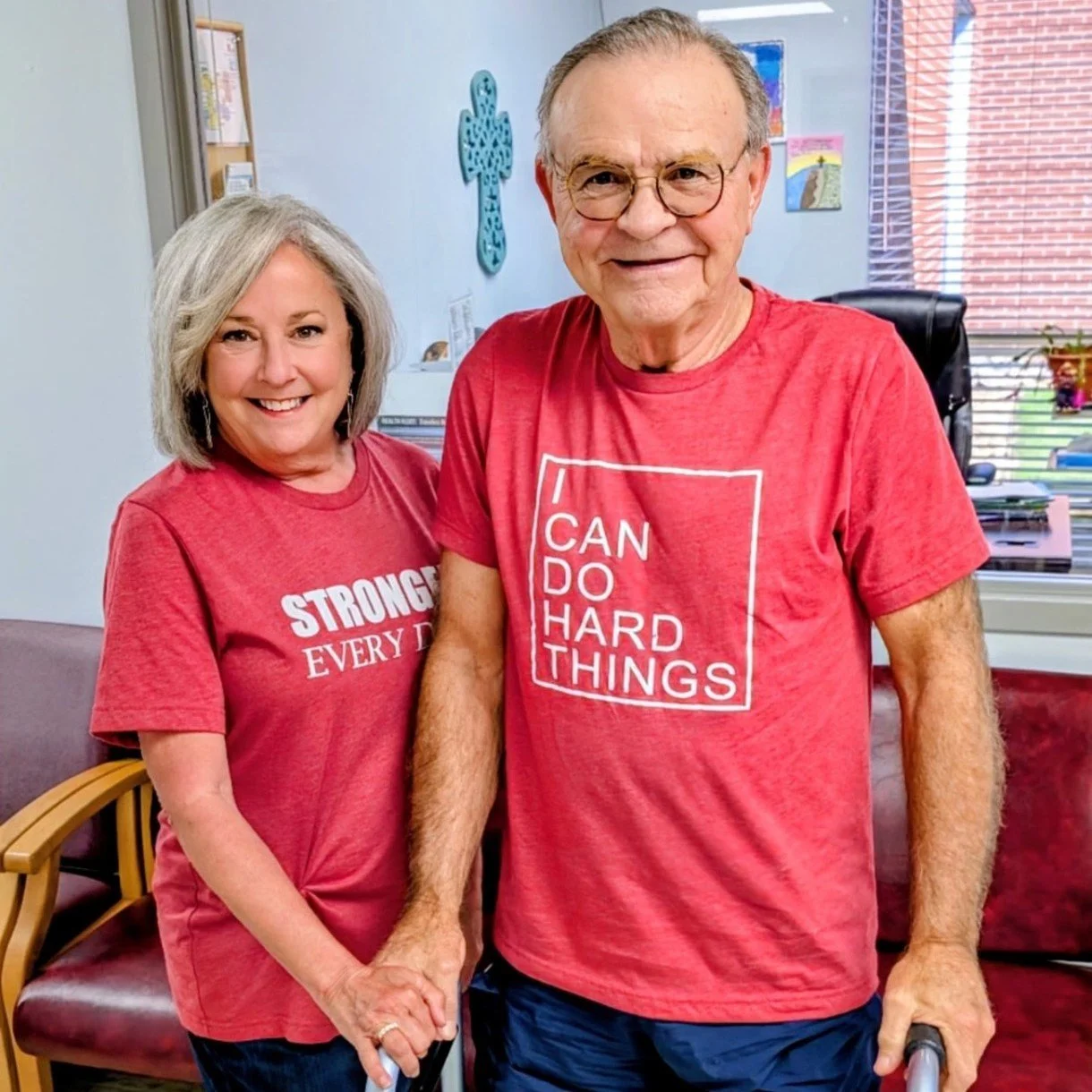 Do y'all follow Kimmy? I just love her sweet spirit! She sent me this photo recently after her husband had knee surgery. Aren't they just precious? ❤️ @kimmys_southern_cooking