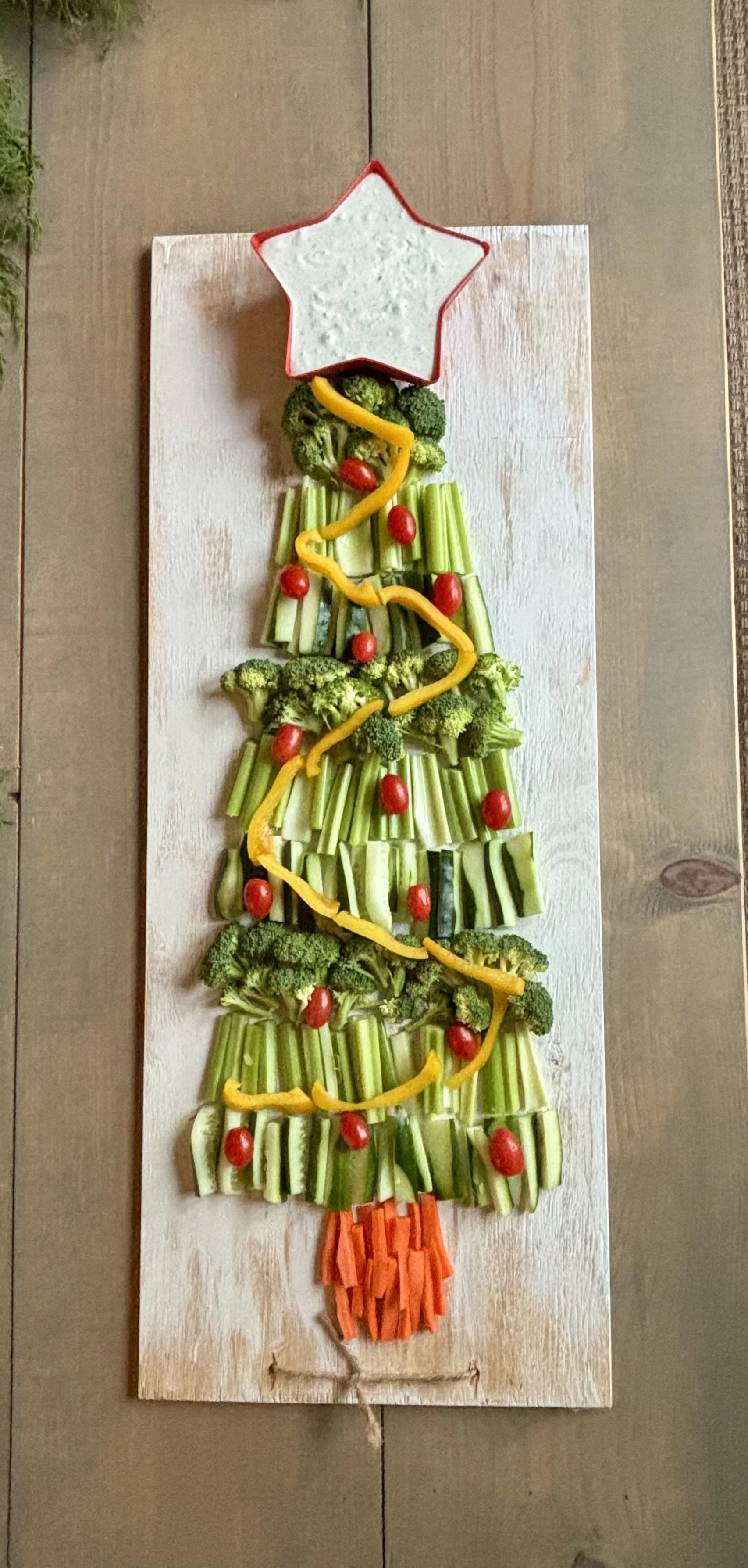 Christmas Tree Veggie Board