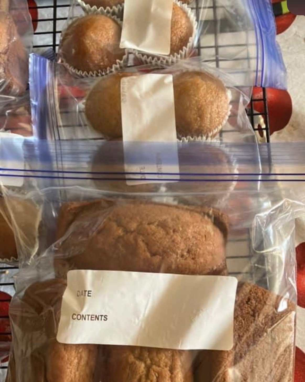 Diana - "Miss Annie,  made your pumpkin bread delicious, made 8 mini loaves, 24 in muffin tins.
It is delicious 😊"