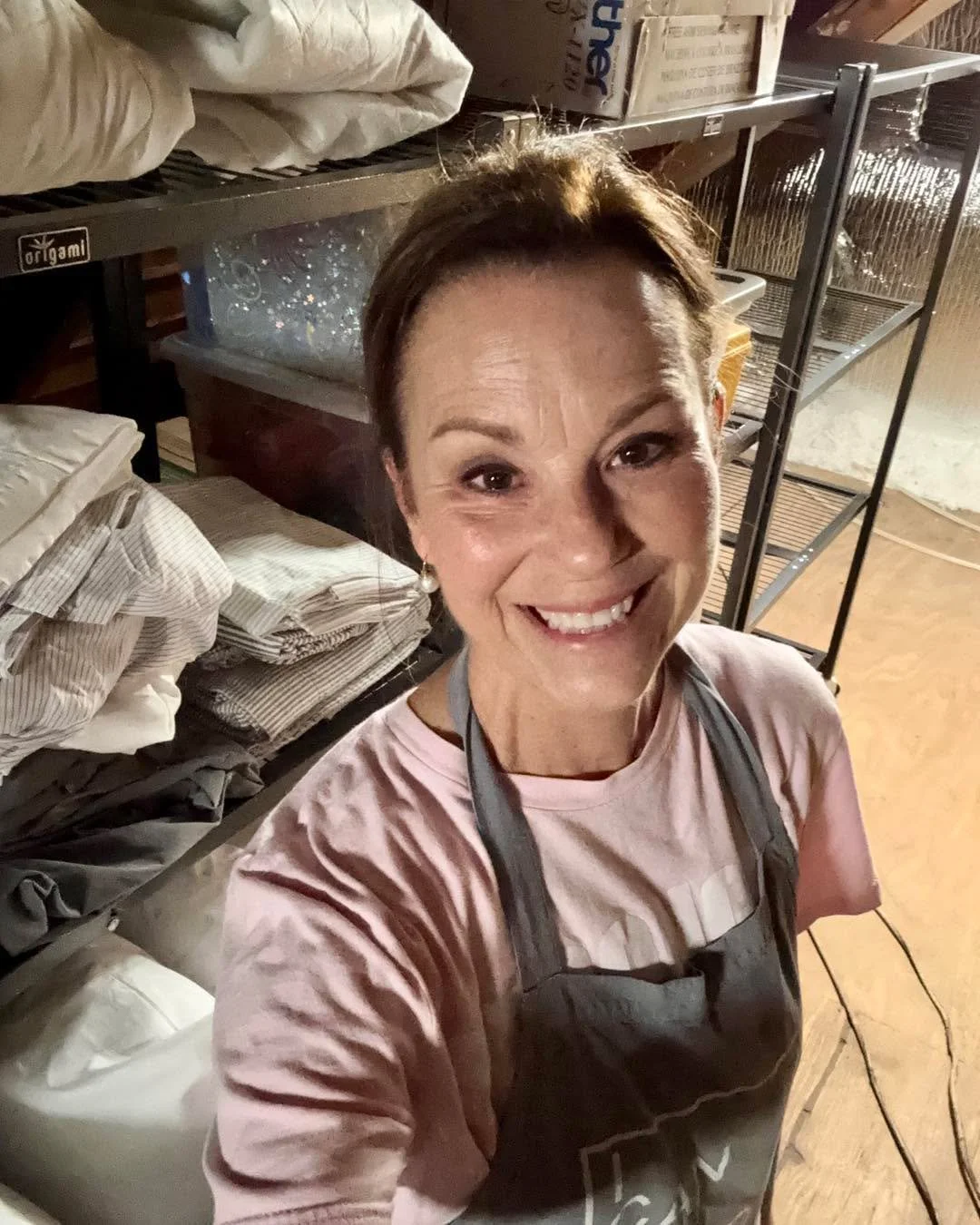 I&rsquo;m feeling pretty fAnCy! I&rsquo;m in the attic building Oragami shelves (so easy) and organizing all the things. Hooray! 🎉 🎉🎉