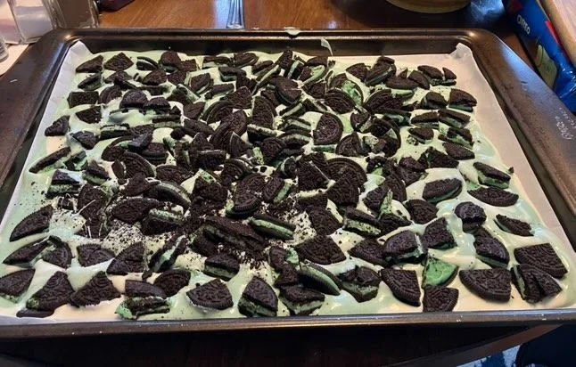 🍀From YOUR kitchen to MINE 🍀

Diane made my Oreo St. Patrick's Day Bark!  It looks delicious!!