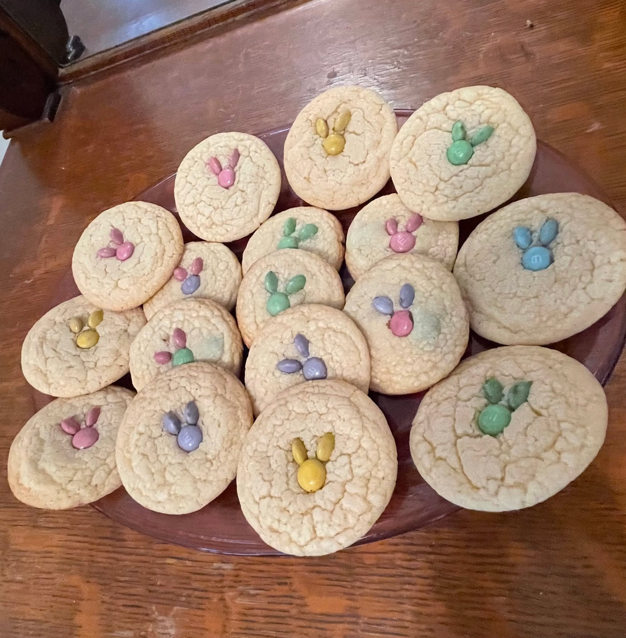 From YOUR kitchen to MINE 💖

Sweet follower Cindy made my Easter Bunny M&amp;M Sugar Cookies!! Aren't they so adorable!!