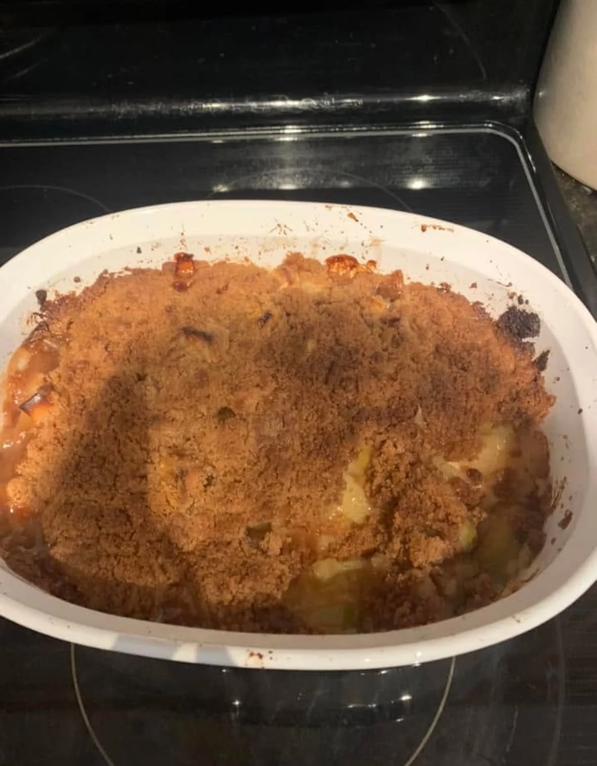 From YOUR kitchen to MINE! 💖

"Made your sweet Mom's recipe for Apple Crisp this morning with fresh apples from Virginia!  Delicious!" - Marla

I bet that WAS delicious!  Thank you for sharing with me sweet friend!