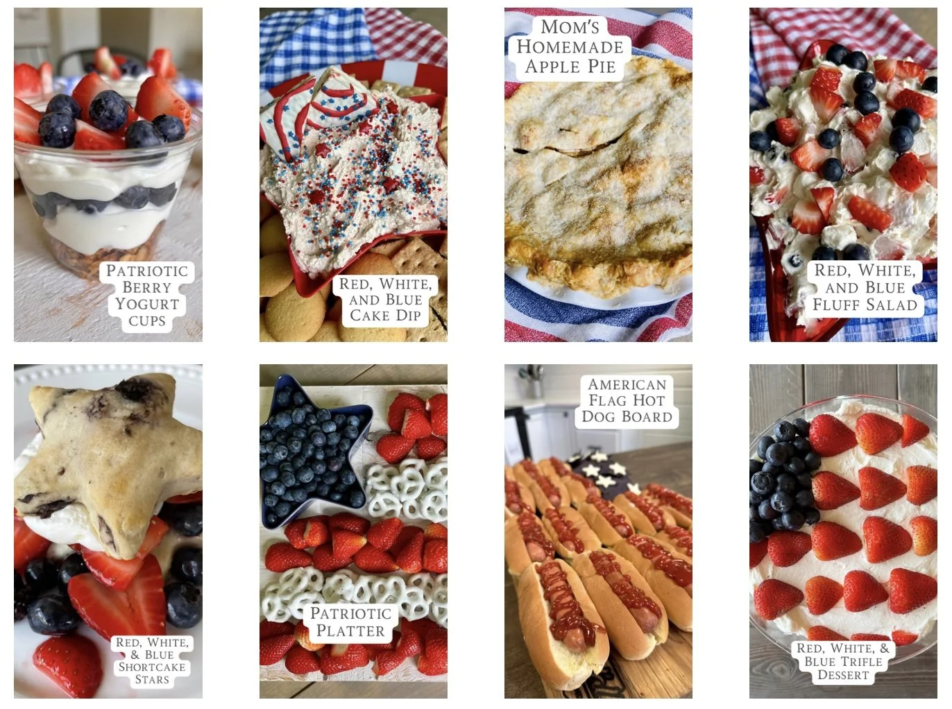 My Top Recipes to Celebrate the Red, White and Blue