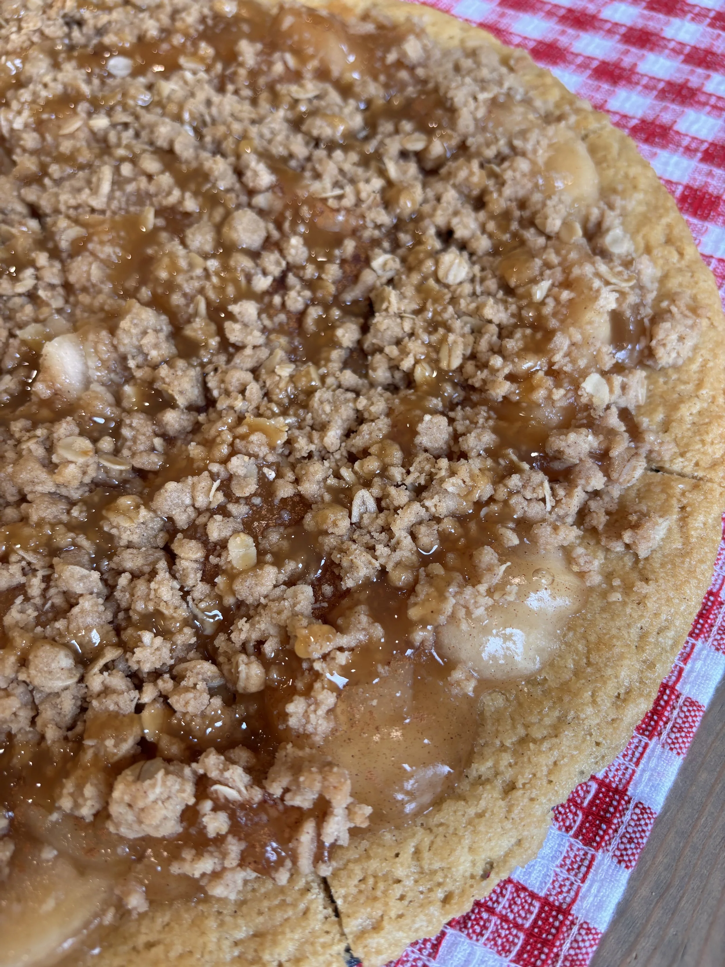 Apple Pie Cookie Pizza