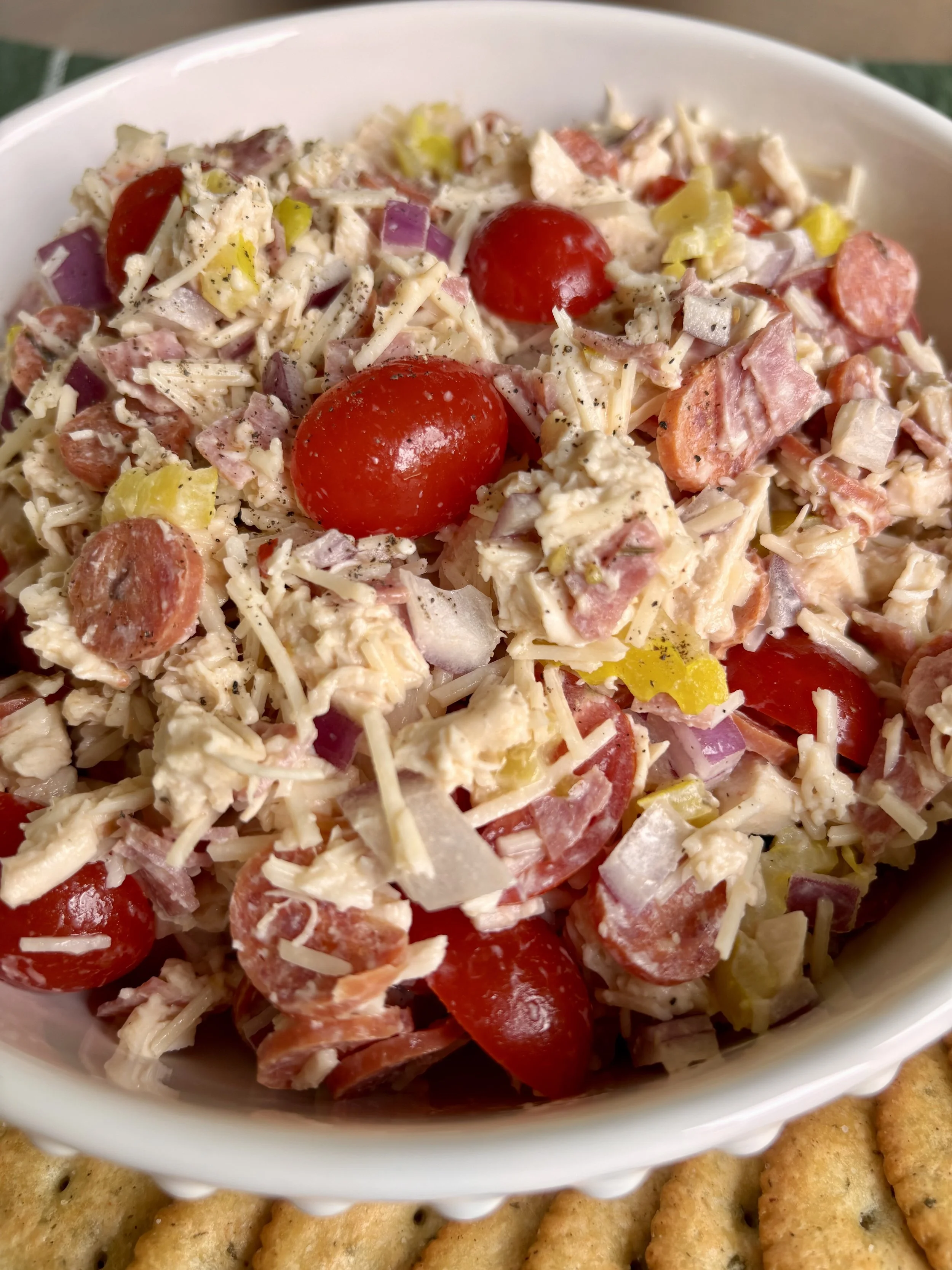 Italian Grinder Chicken Salad