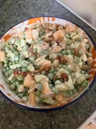 From YOUR kitchen to MINE 🌟💖

"Made your Pea Salad!  I did sneak some cheese in it.  Soooo  yummy! ~ Sheila

Thank you so much for the photo sweet friend!  It looks so delicious!