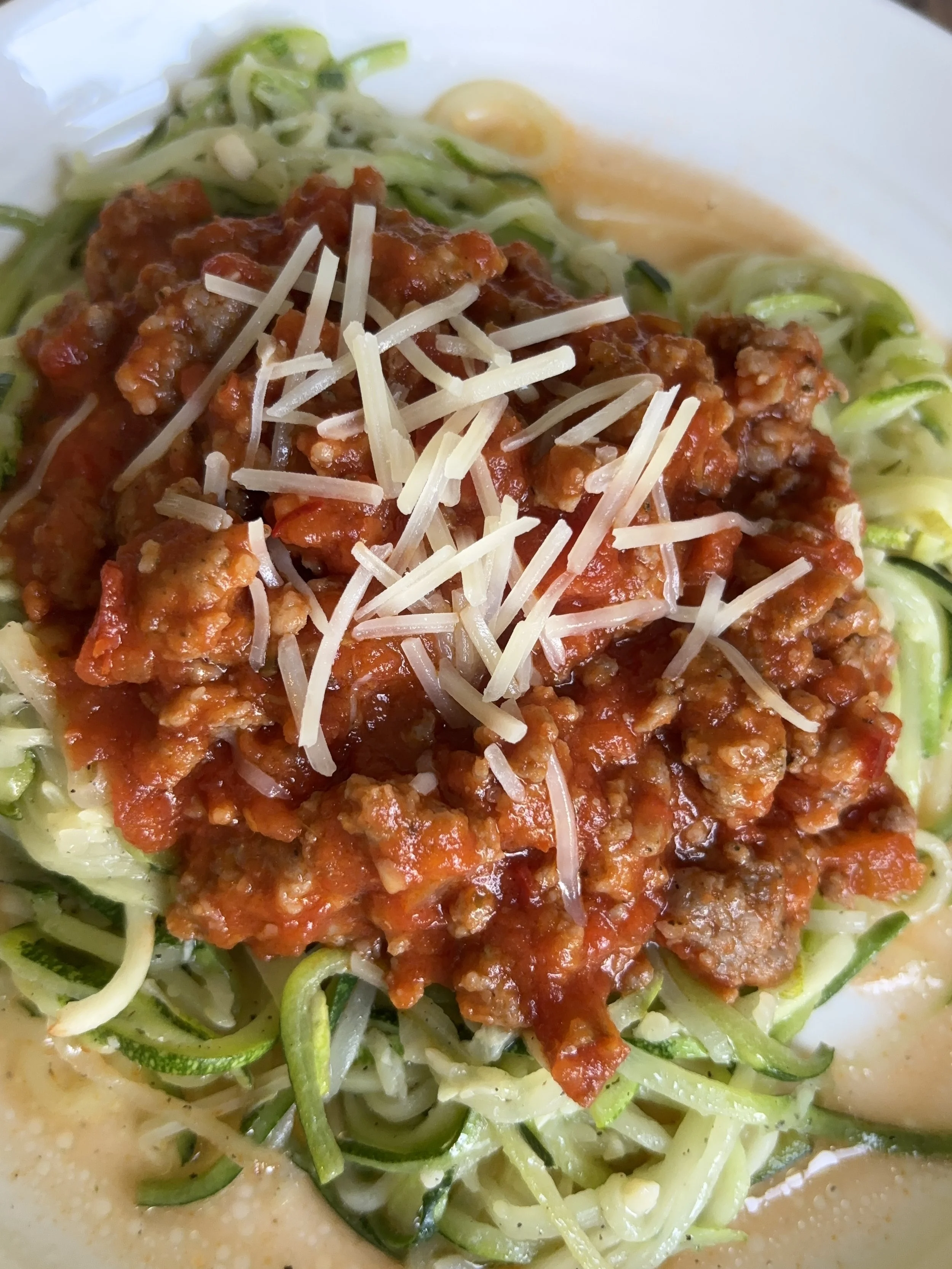 20-Minute Low-Carb Spaghetti Skillet