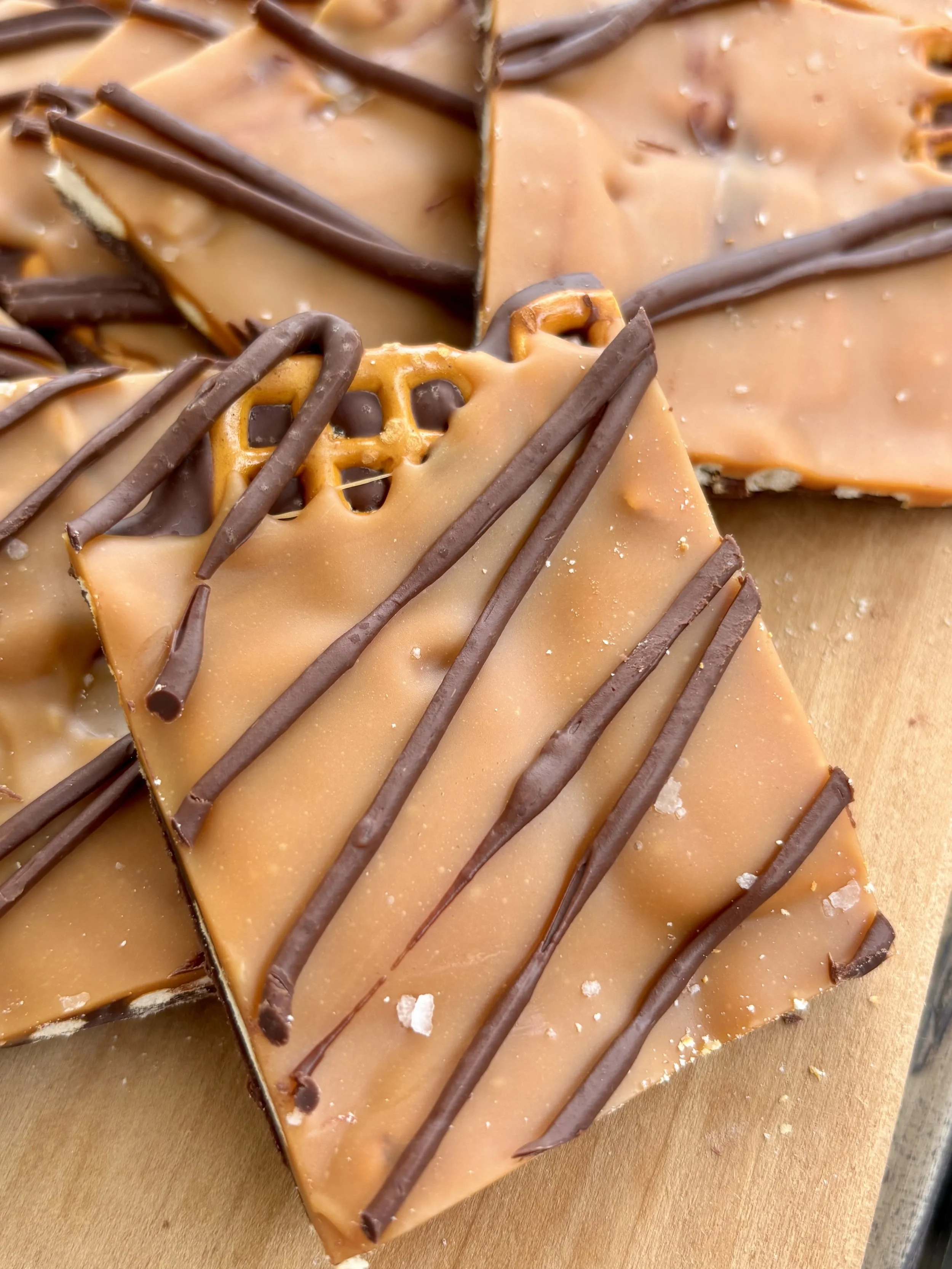 Salted Caramel Pretzel Bark