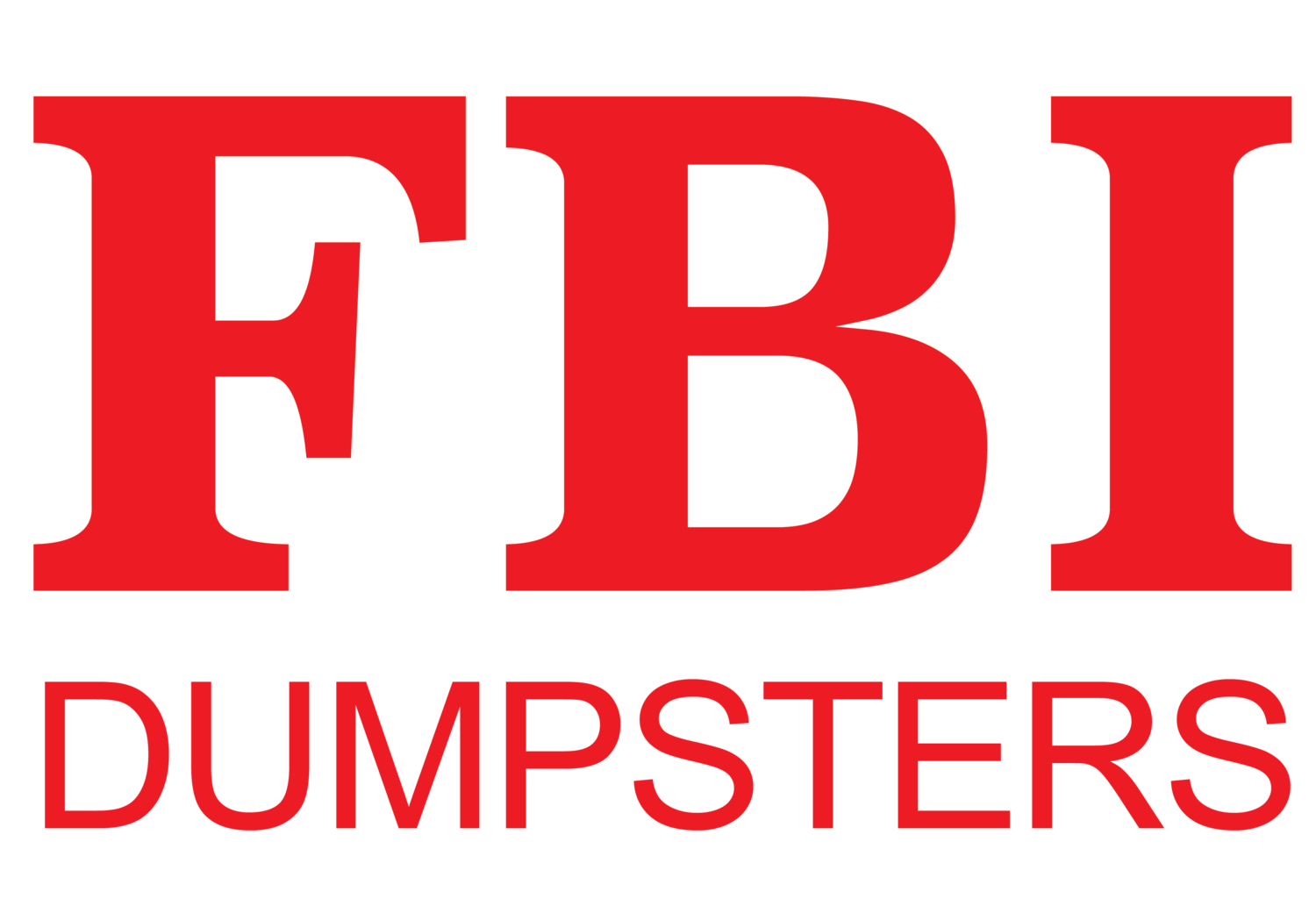 FBI Dumpsters