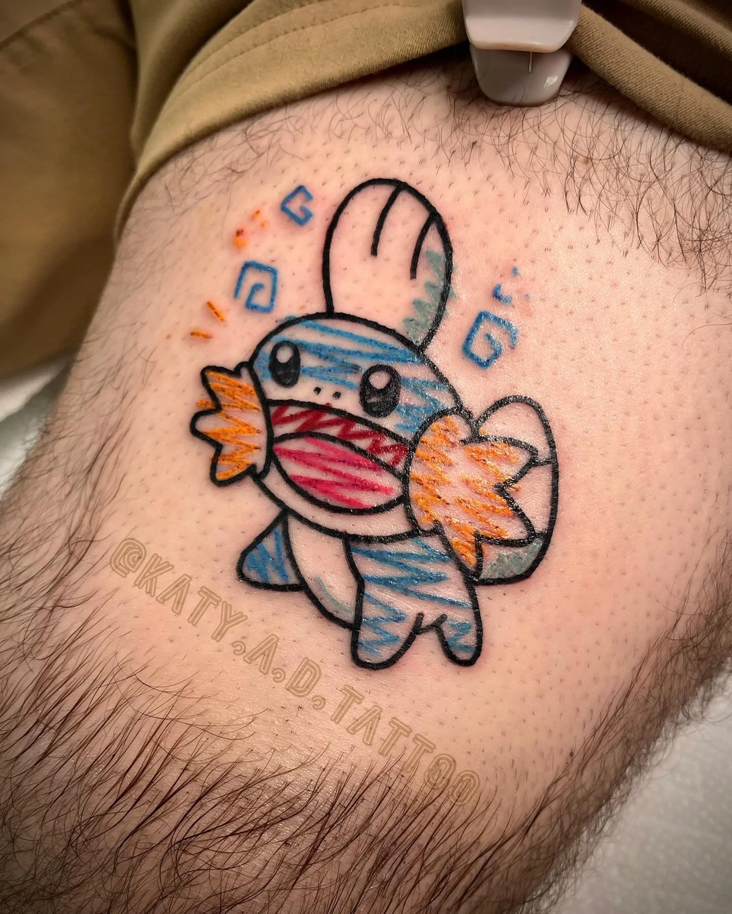 custom mudkip doodle 🥹🐳 i love making my flash as well as bringing your ideas to life ✏️ 
a few small spots left in august! booking larger pieces in september 
🗣️ text me 24/7 to chat
(っ◔◡◔)っ &hearts; (𝟐𝟔𝟕)𝟐𝟎𝟔-𝟐𝟒𝟗𝟕 &hearts;
 ✨𝐨𝐦𝐠𝐢𝐭?