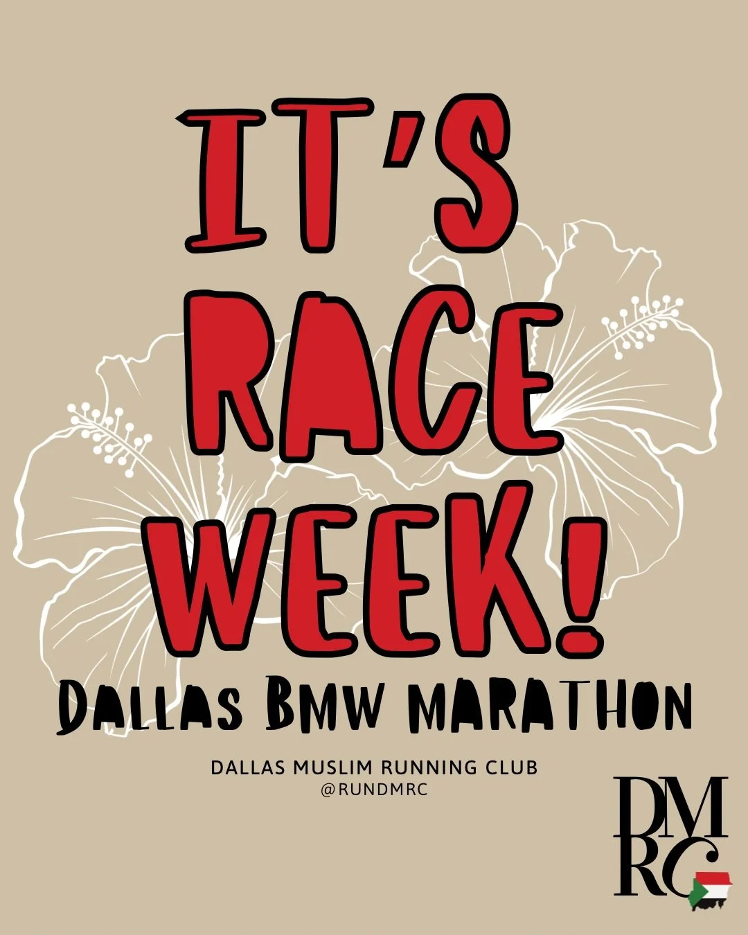 Pt. 2: DALLAS BMW MARATHON WEEKEND IS COMING!

With every stride we take this week, leading into our final race of the year we will carry Sudan in our duaas and on our chest. May Allah make our miles a form of sadaqah, our endurance a prayer, and our