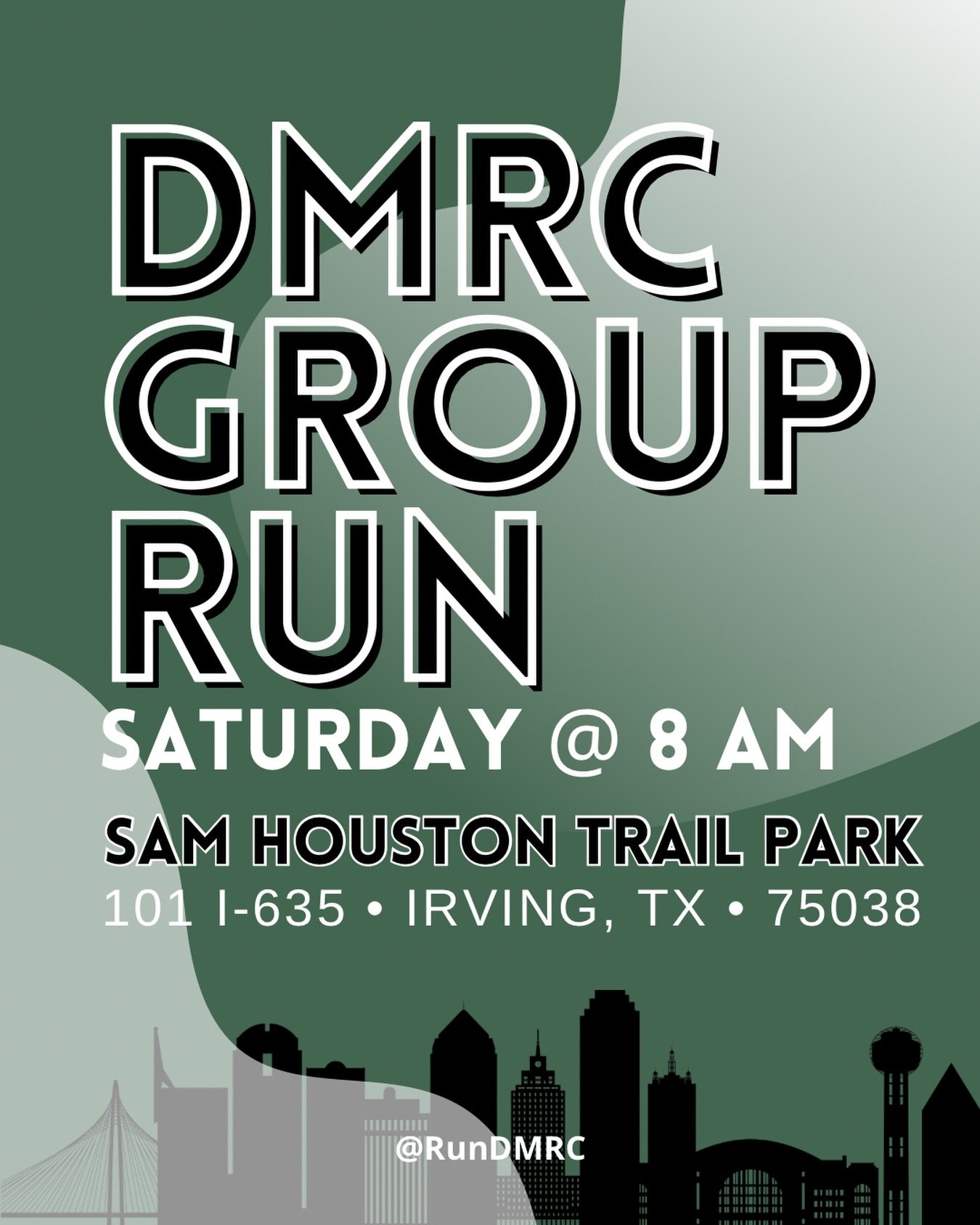 ✨DMRC Group Run 4/18✨

Salaam team! 

Please join us Saturday morning on Sam Houston Trail Park! We will begin with a dynamic warm up before hitting the trail down and back. Post run brunch will be announced on site.

Time: 8:00AM
Forecast: 55&deg;F 